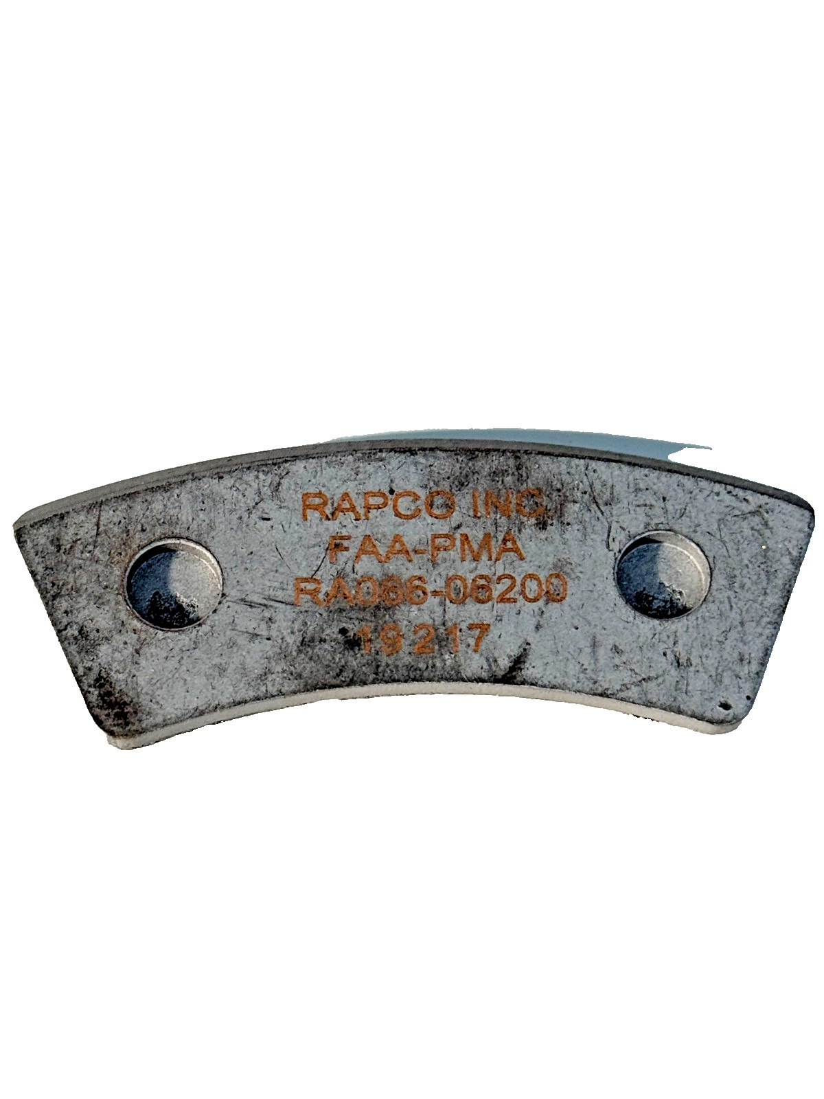 RAPCO RA066-06200 Aircraft Brake Lining PAIR New