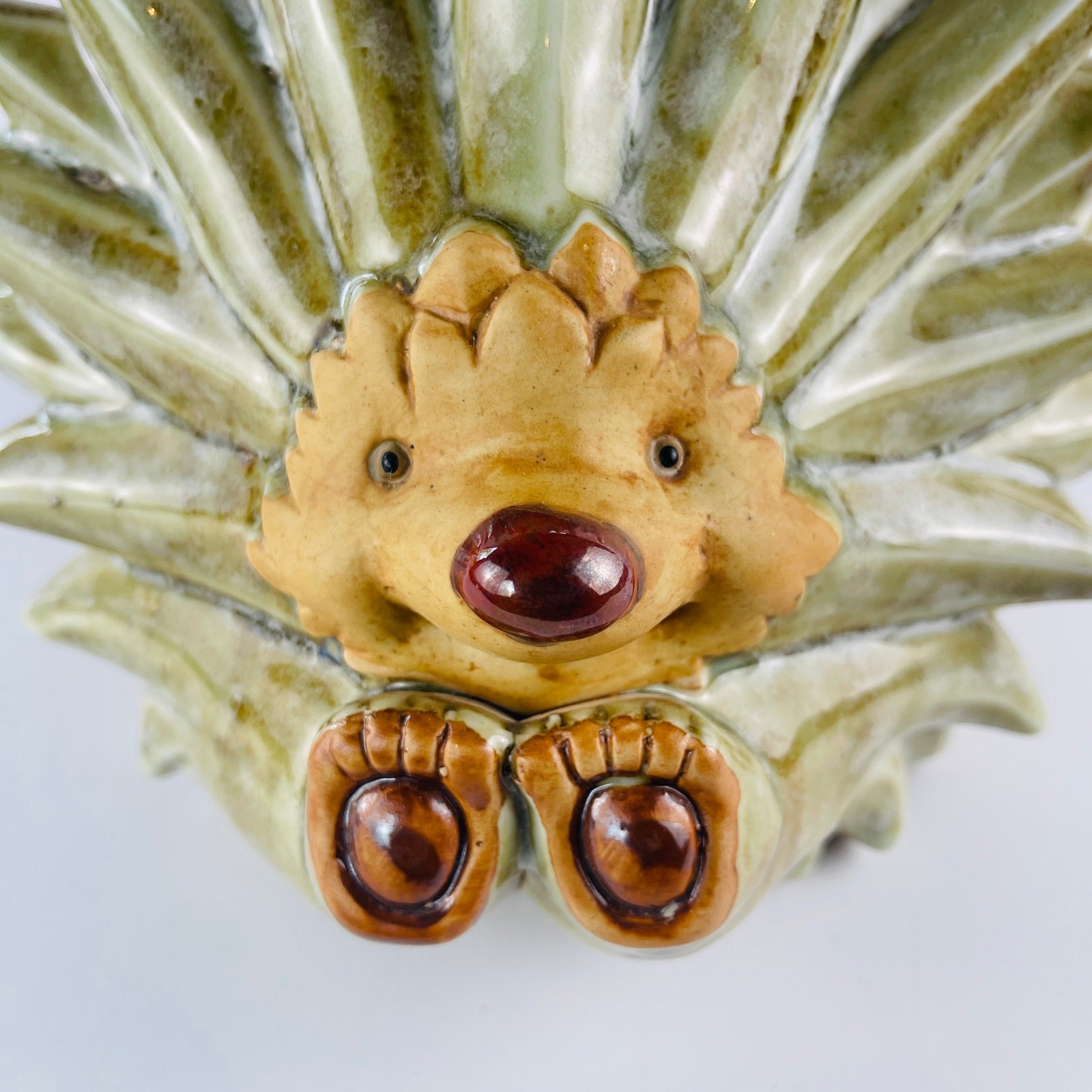 Hedgehog Ceramic Planter 7 x 7 x 7”