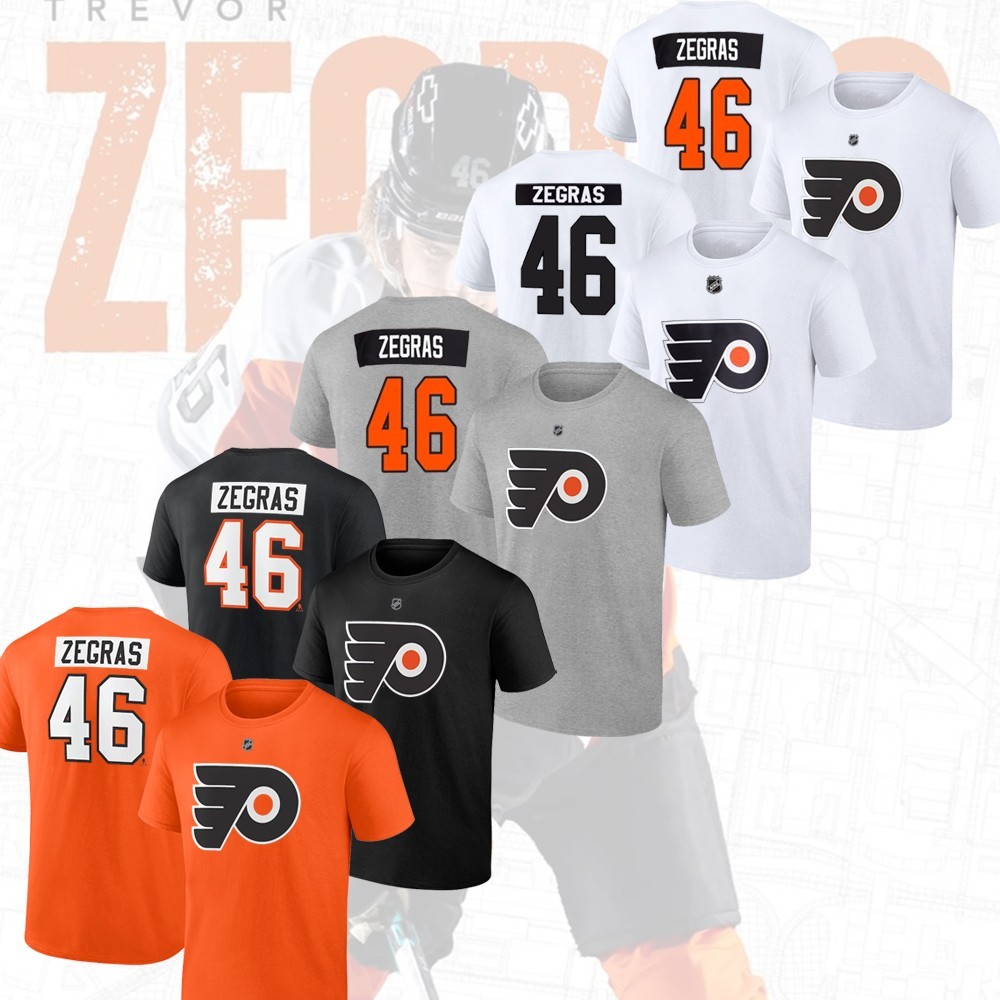 Trevor Zegras #46 Philadelphia Team Name & Number Player Unisex Gifts For Fans