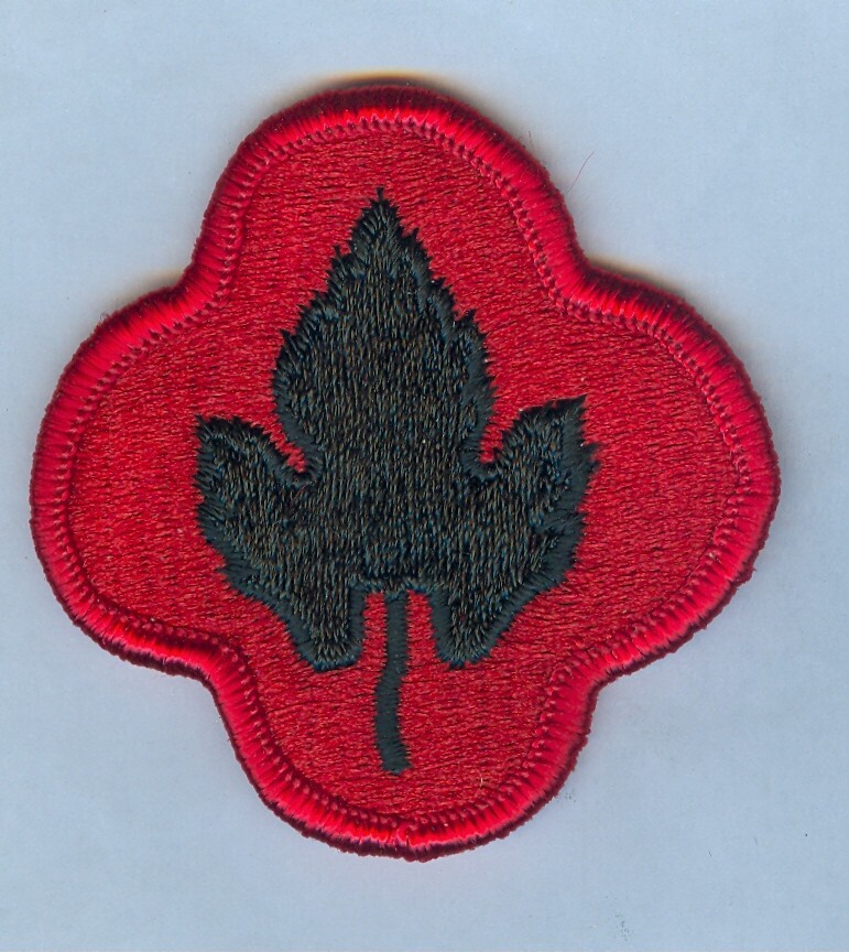 U.S. ARMY 43d INFANTRY DIVISION .... MODERN SHOULDER PATCH - FULL COLOR .... X