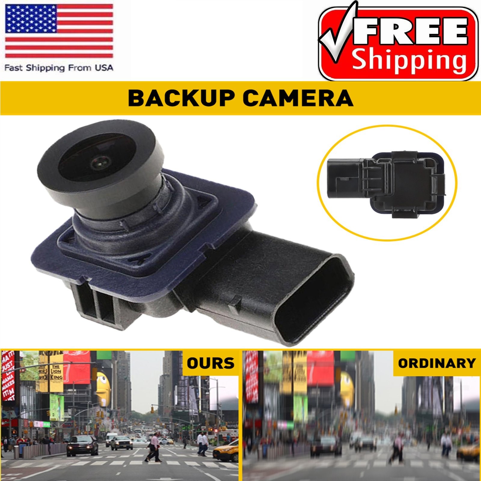 Rear View Reversing Backup Camera Replace For Ford Edge 2011-2014 Dt4T-19G490-Ab