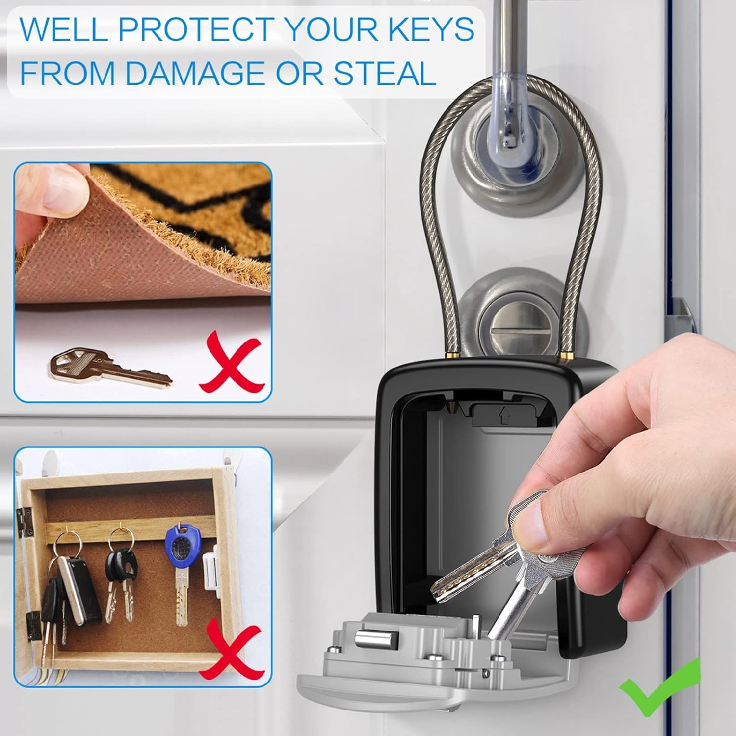 Combination Key Lock Box