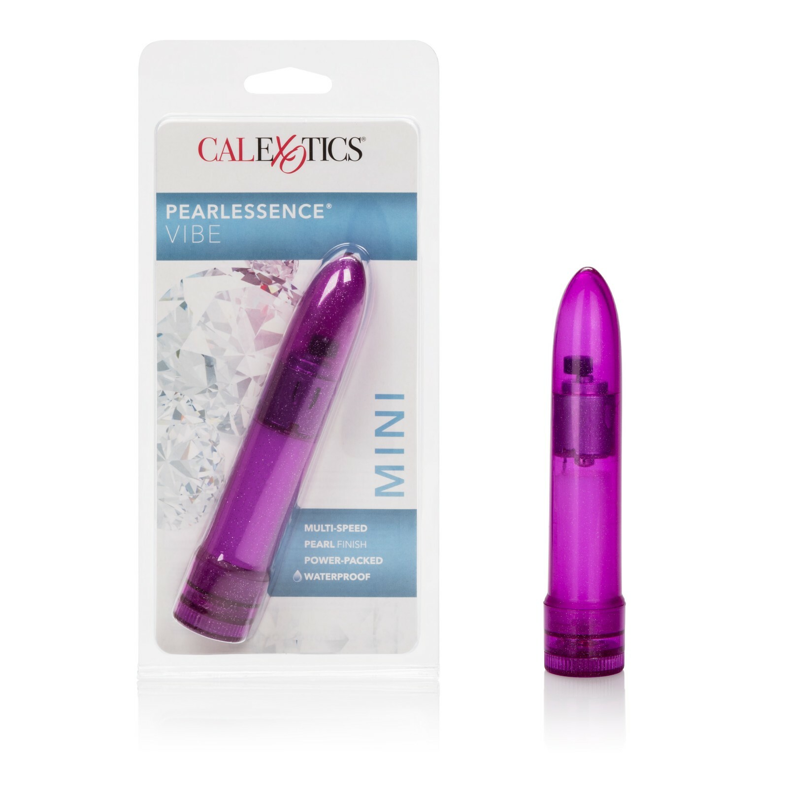 CalExotics Mini Pearlessence Purple Multi-Speed Clitoral Anal Vibrator Vibe