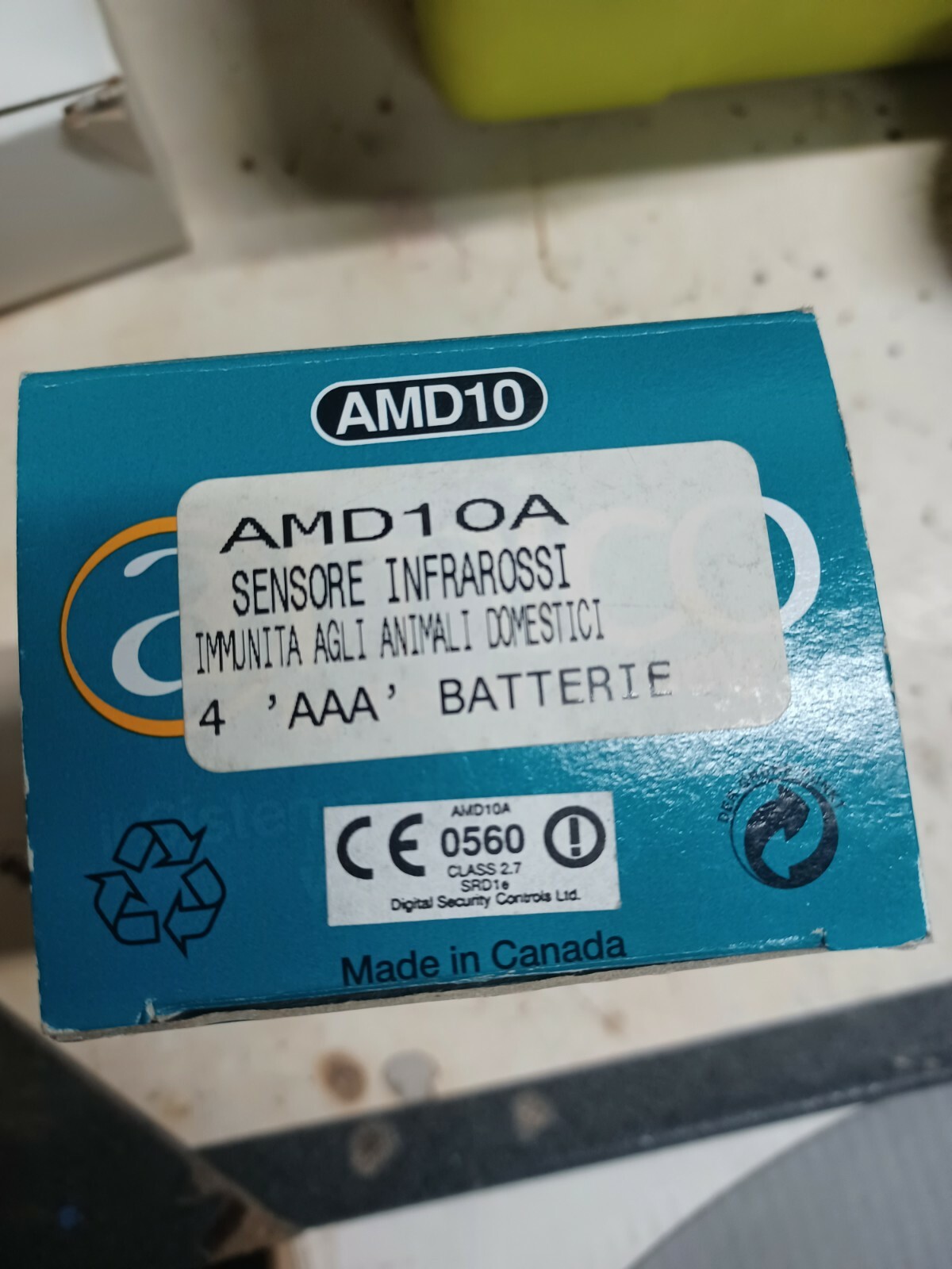 Sensore Bentel AMD 1O