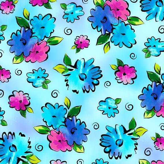 Quilting Treasures ~ Xanadu ~ 1/2 yard ~ 1649-24293- B~  100% Cotton ~  43" Wide