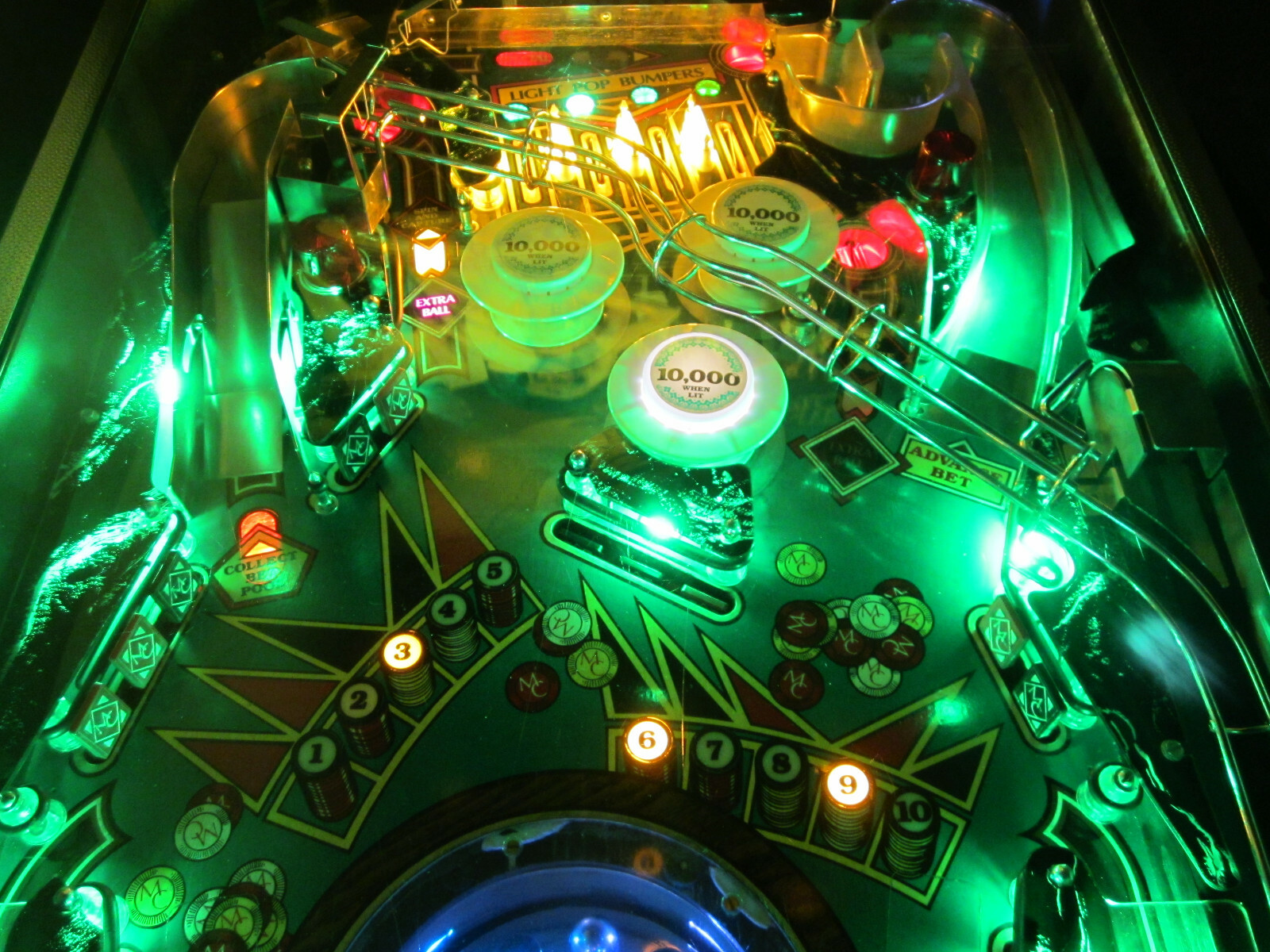 MONTE CARLO - NON GHOSTING Lighting Kit custom SUPER BRIGHT PINBALL LED KIT