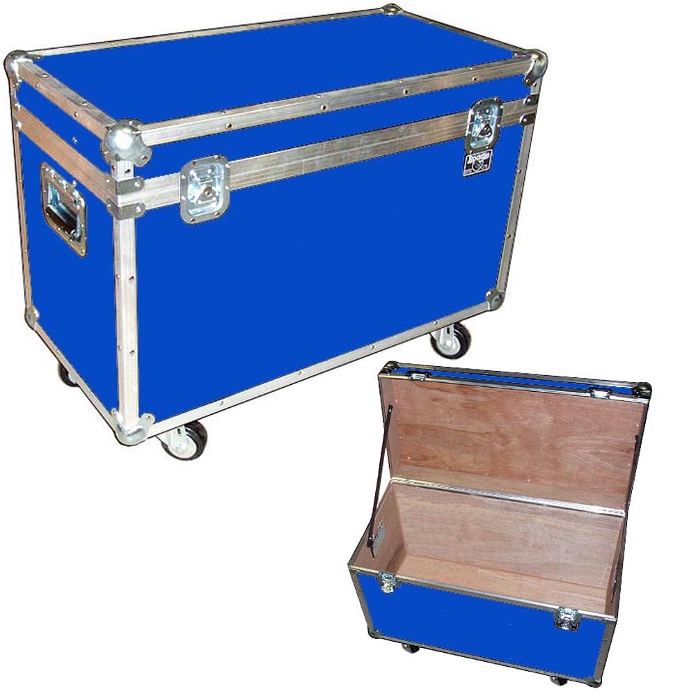 Medium Duty 1/4" ATA "BULLY" UTILITY TRUNK w/ WHEELS! Blue