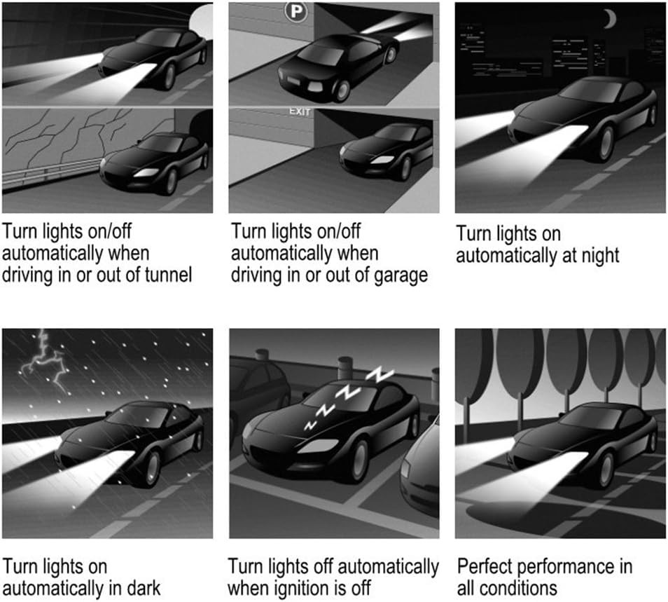 Automotive Auto Light Sensor System Safety Accessories Automatically Control