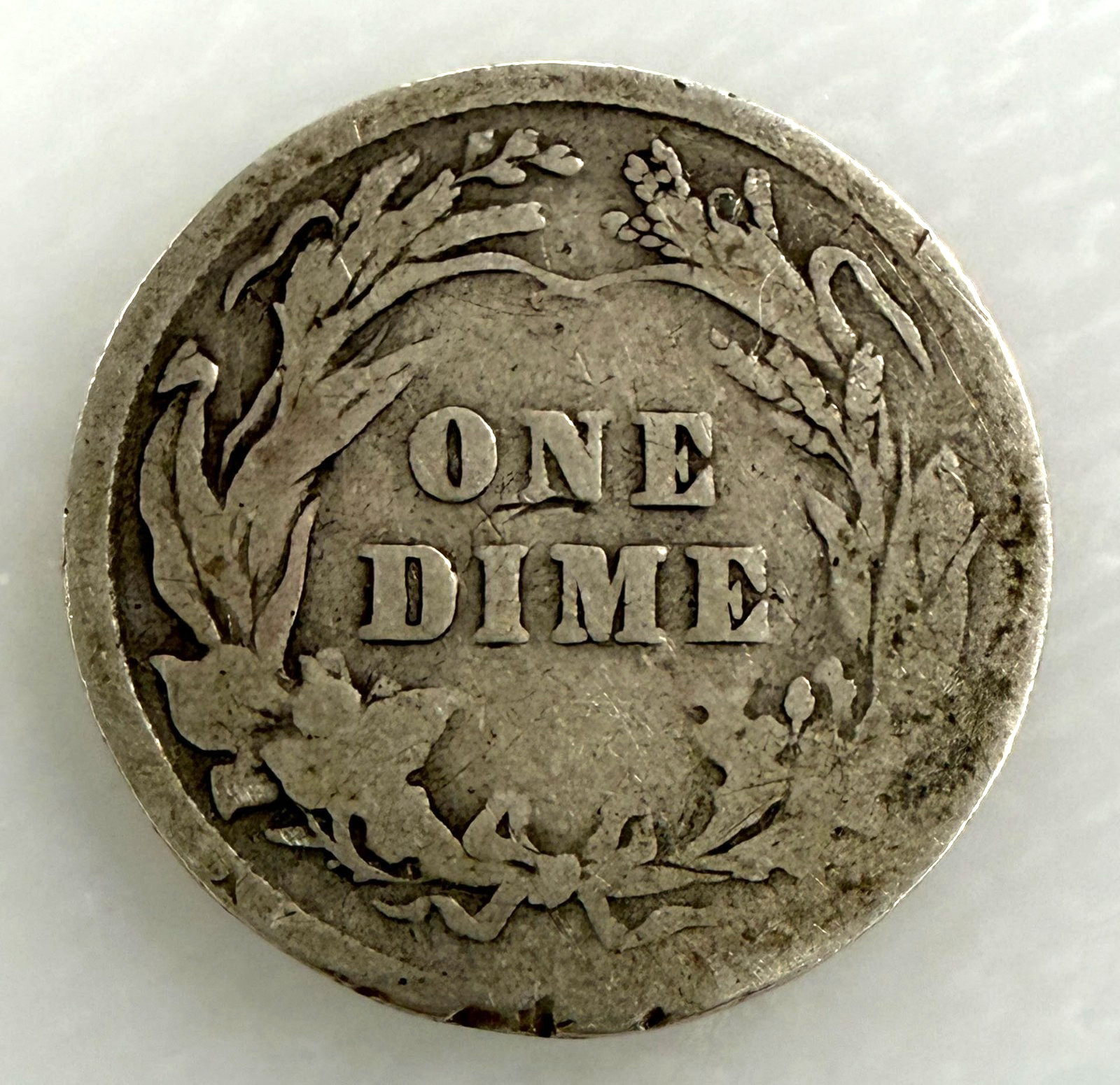 1900 Barber Silver Dime, Fine