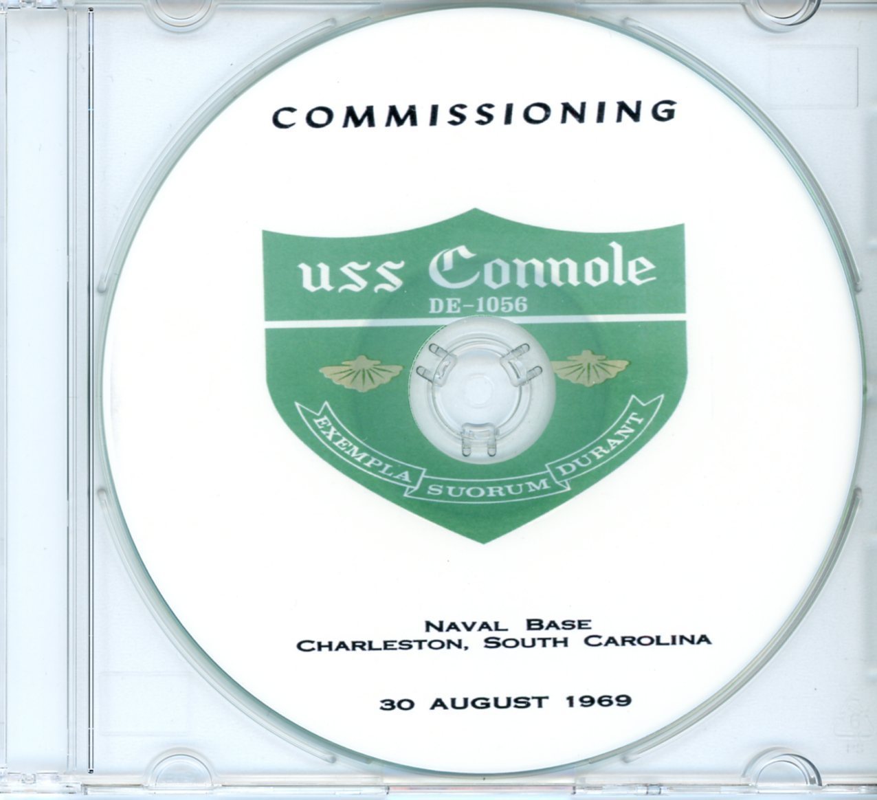 USS Connole DE 1056 Commissioning Program 1969 Navy Plank Owners