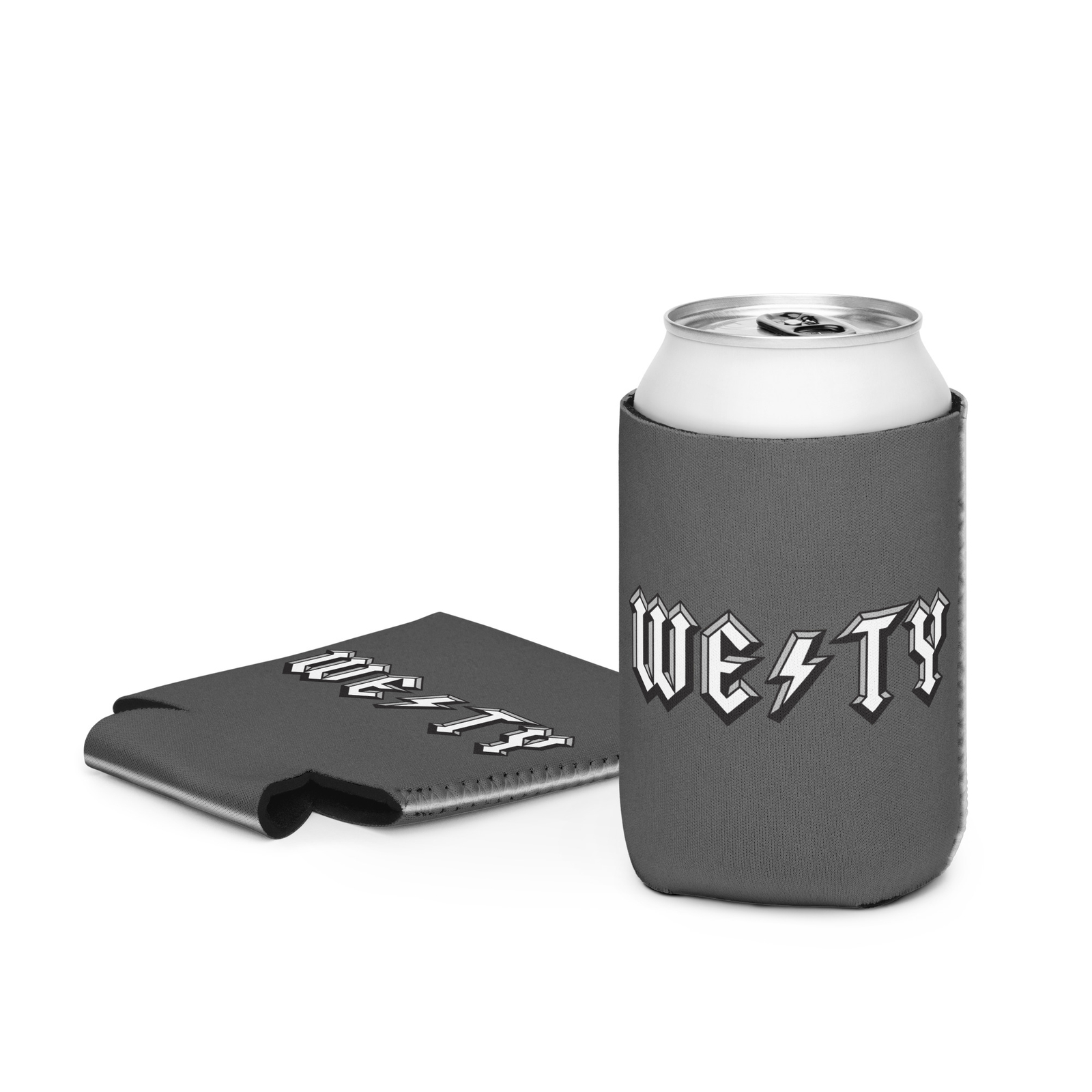 High Voltage Westy Parody Logo Vanagon T3 Camper Van Can Bottle Coozie Cooler