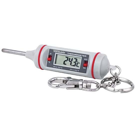 CONTROL COMPANY #4351 TRACEABLE KEY CHAIN THERMOMETER