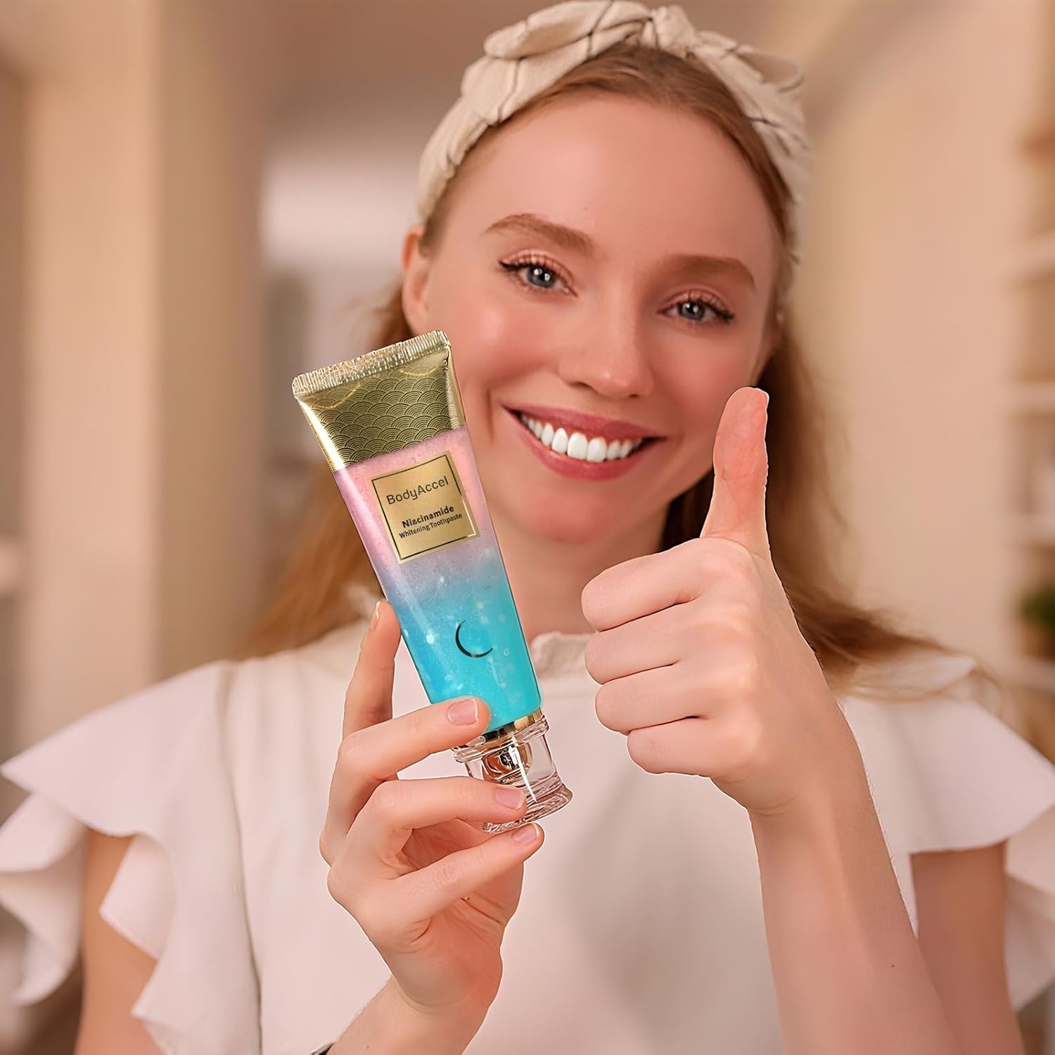 BodyAccel Niacinamide Whitening Toothpaste 3.5 oz Sealed