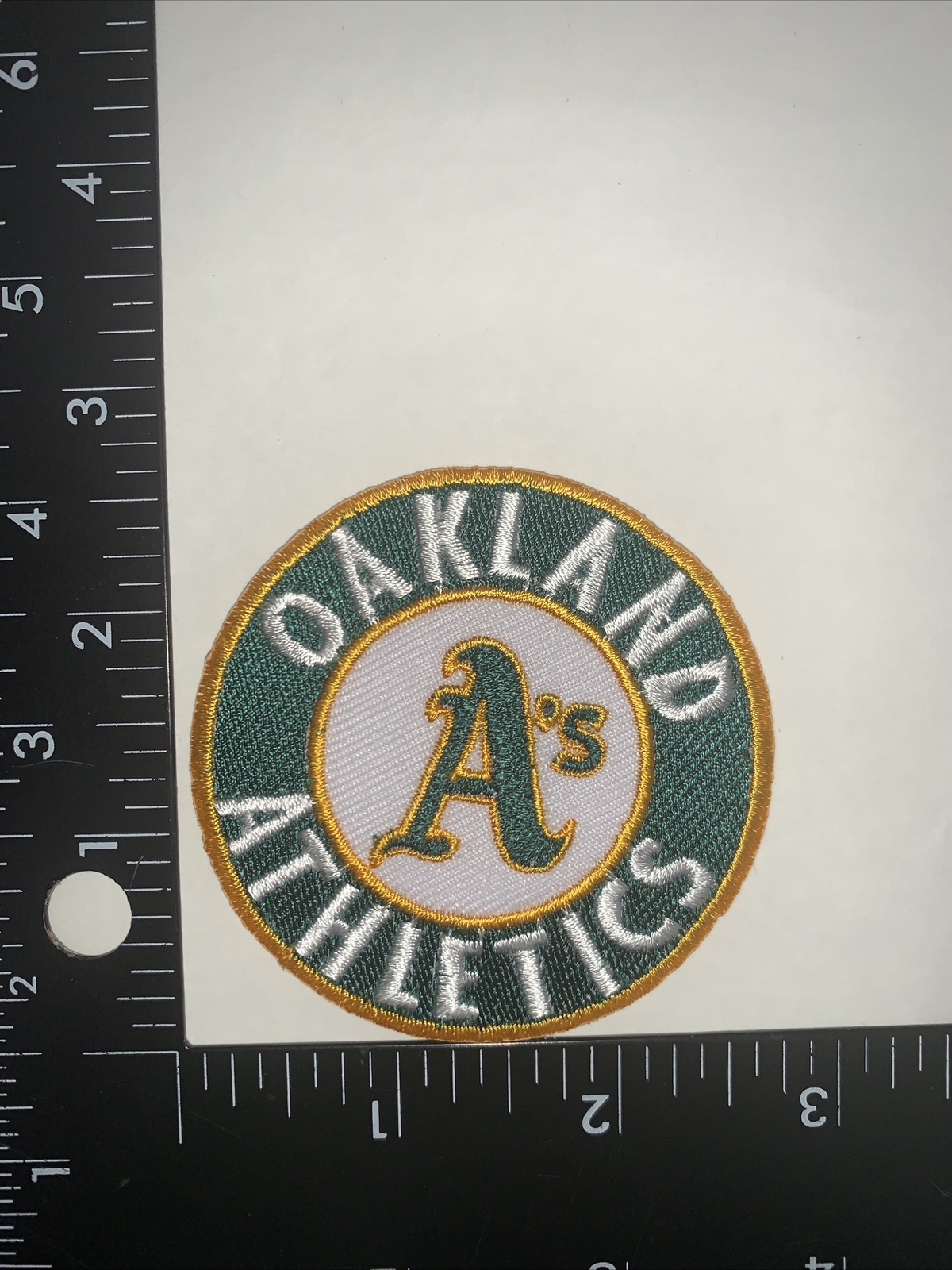 Oakland Athletics iron on patch