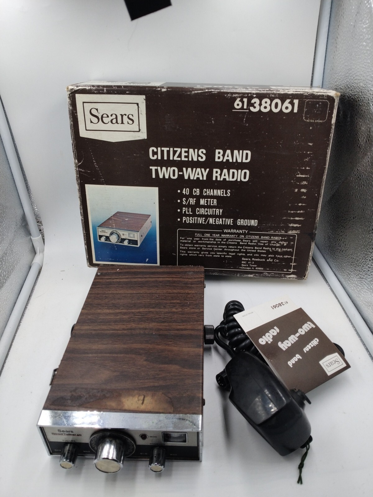 Vintage Sears Road Talker Citizens Band Two-Way Radio 613806 Original Box