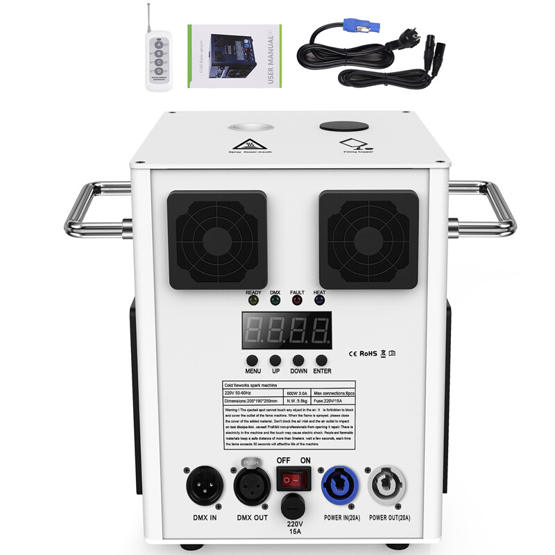 700W Cold Spark Firework Machine Stage Control Effect DMX512 Machine Disco Party
