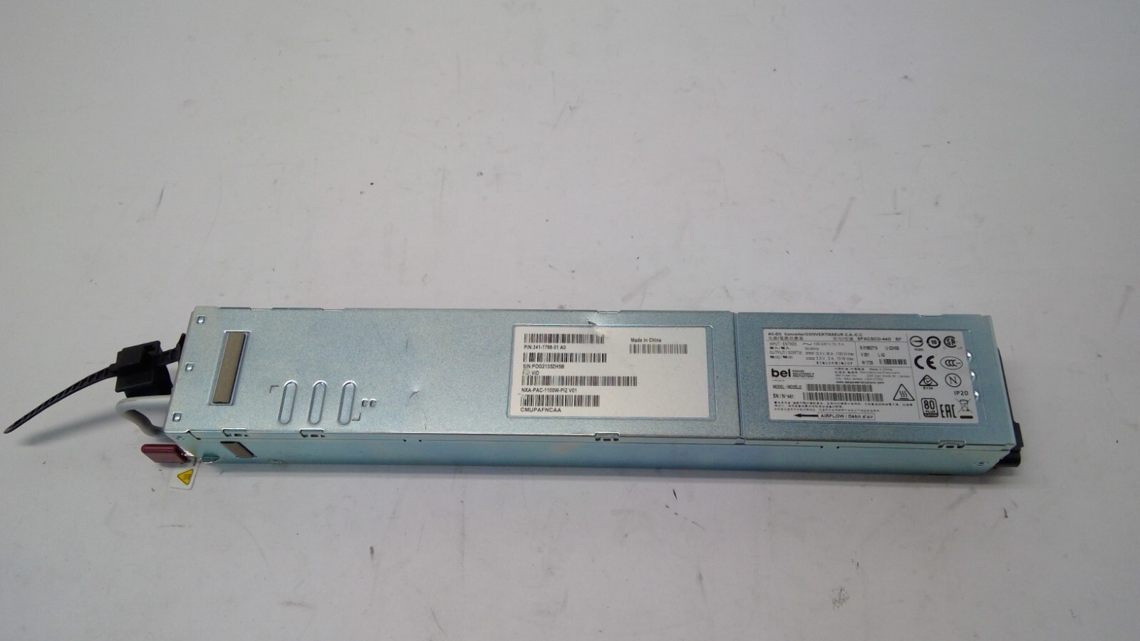 Cisco Bel NXA-PAC-1100W-PI2 1100w Nexus AC Port Side Intake PSU 341-1798-01