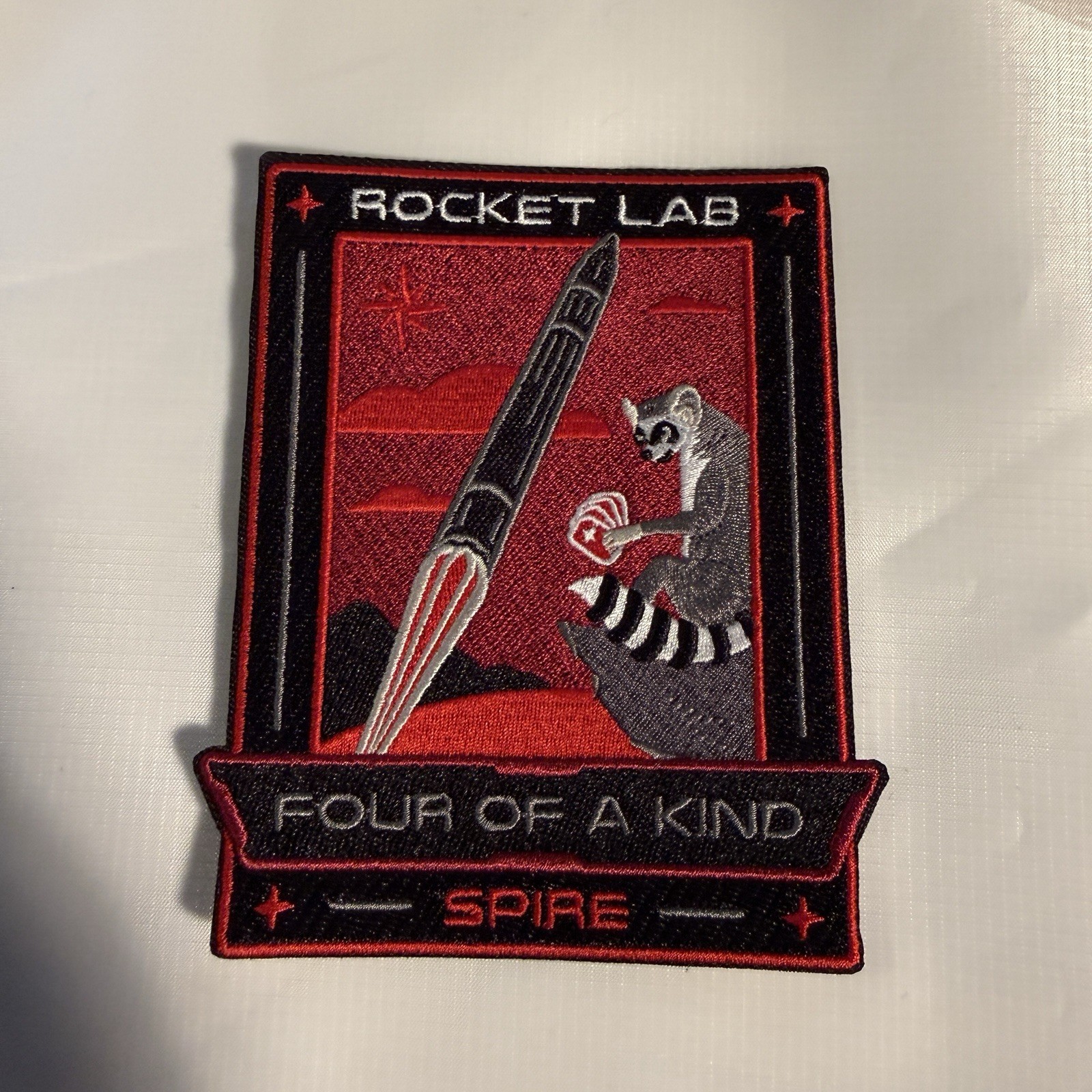 ROCKET LAB 43 "FOUR Of A KIND" Electron Launch LEMUR SSA SATELLITE Mission PATCH