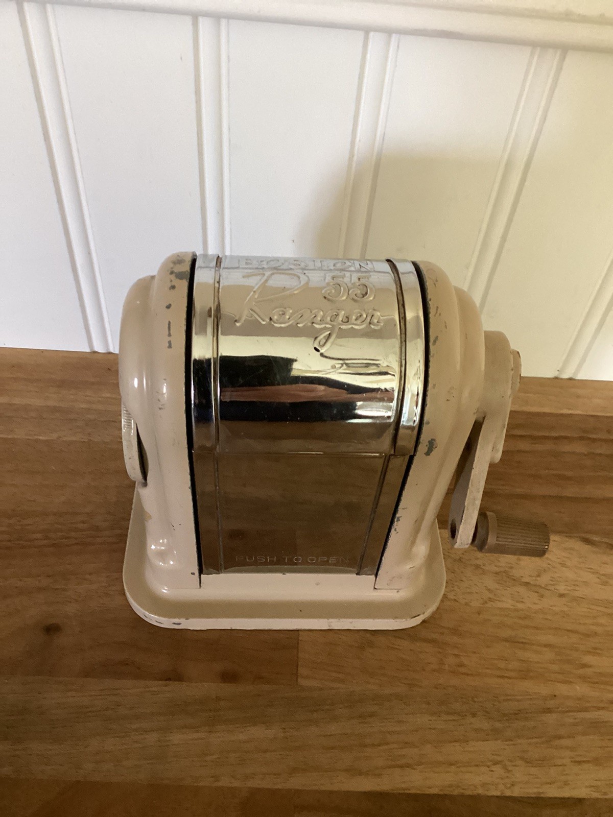 Vintage Boston Ranger 55 Pencil Sharpener 6 Hole Adjustable Selector
