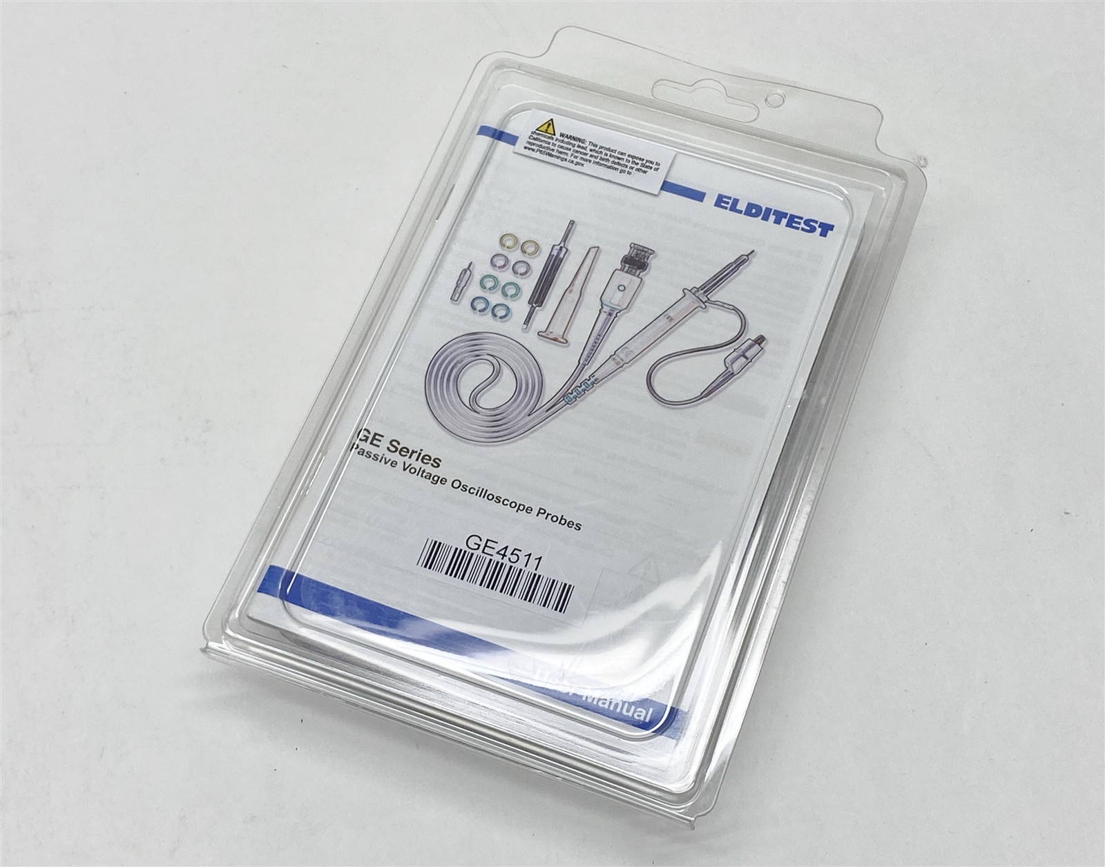 Elditest Cal Test GE Series GE4511 500MHz Passive Voltage Oscilloscope Probe NEW