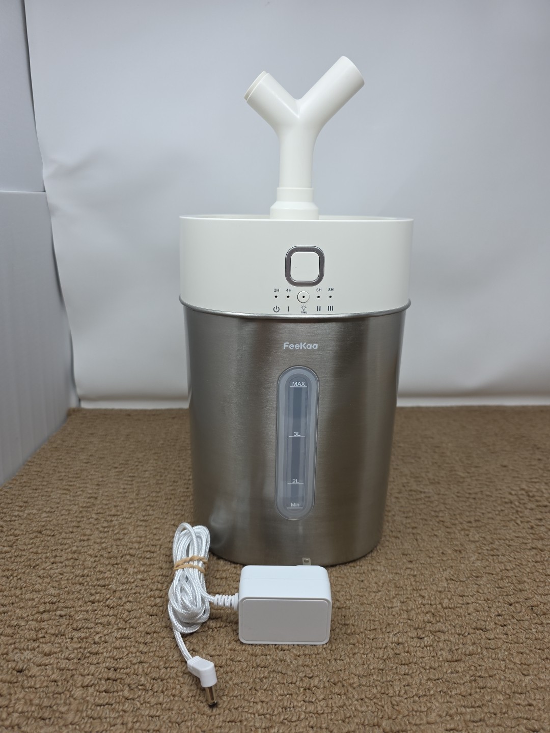 Feekaa 4L (1 Gallon) Stainless Steel Ultrasonic Cool Mist Humidifier
