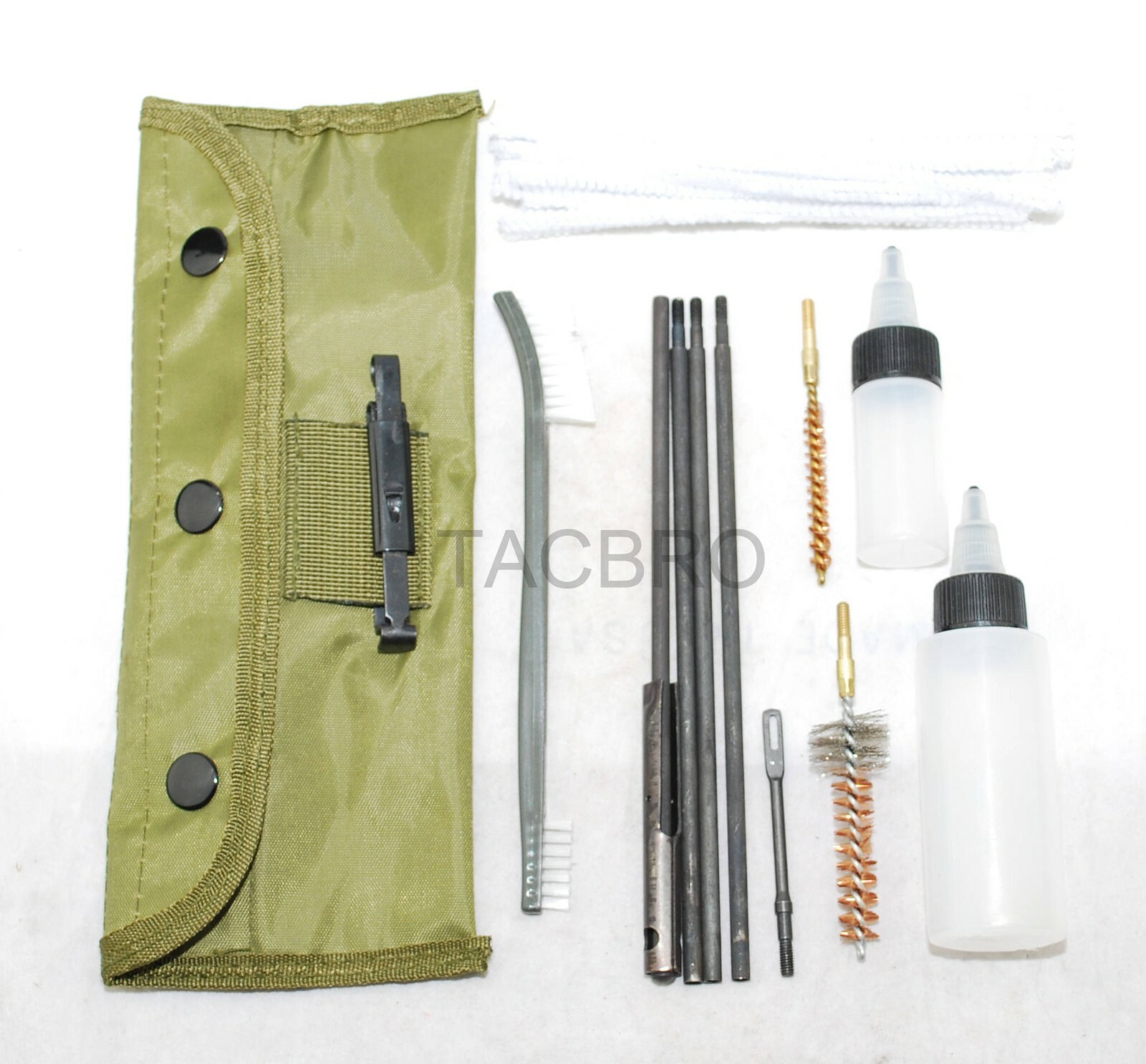 Universal Rifle/Pistol Cleaning Kit Brushes Set for 5.56mm .223 .22 Cal