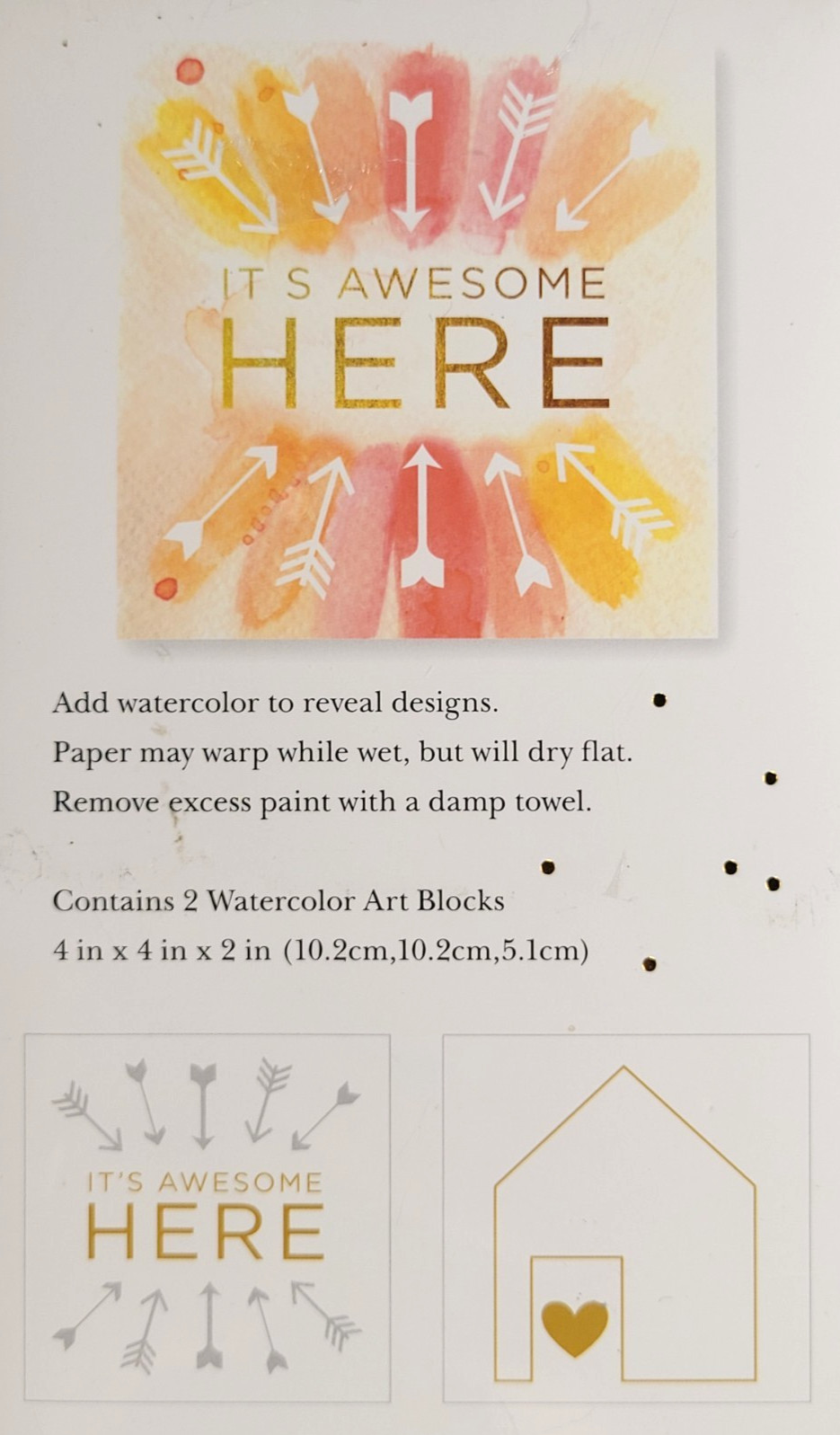 Julie Comstock CREATIVE GIRL Watercolor Decor Kit DIY