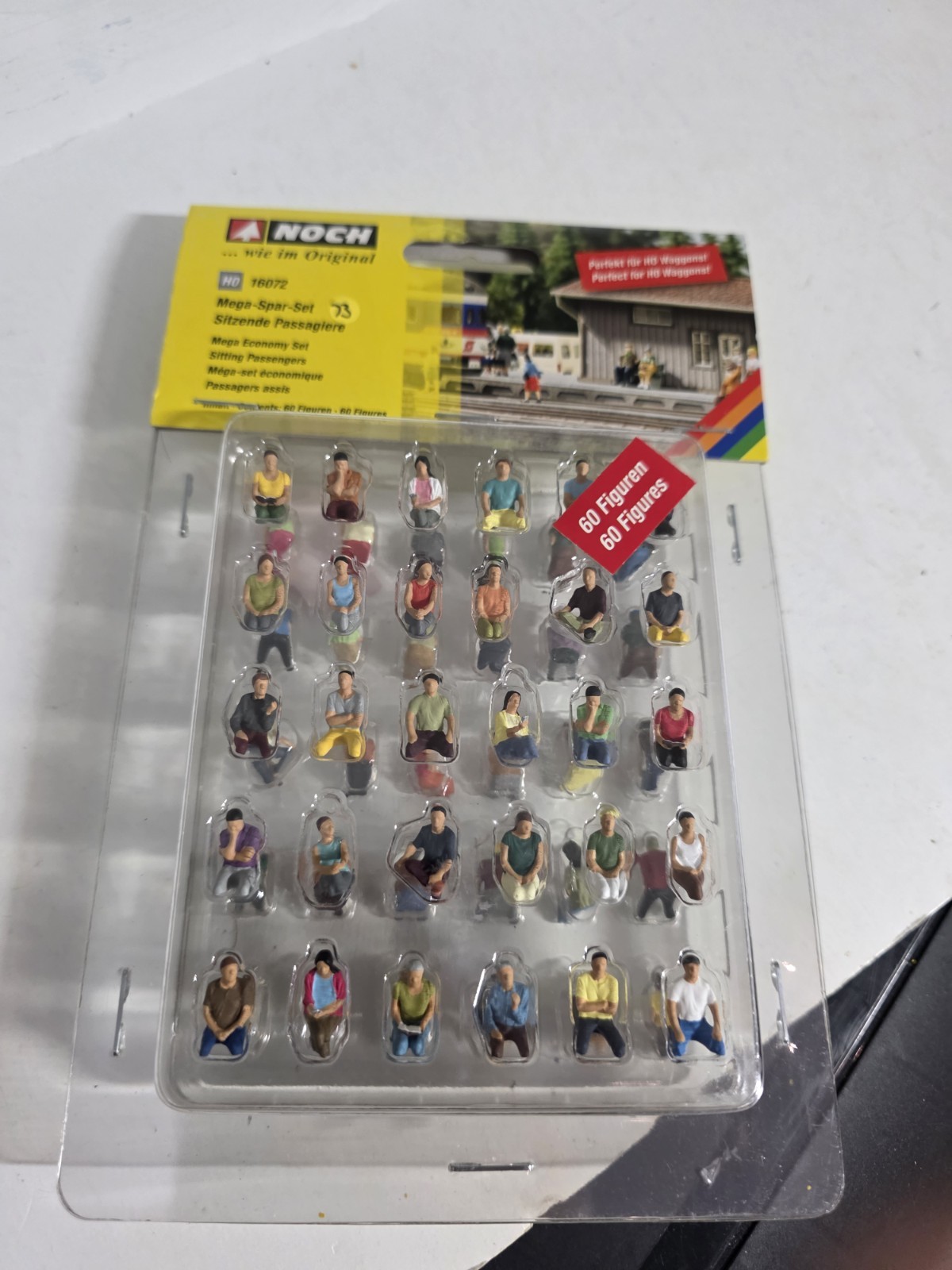 Noch Mega Seated Passenger Set 16072 HO Scale