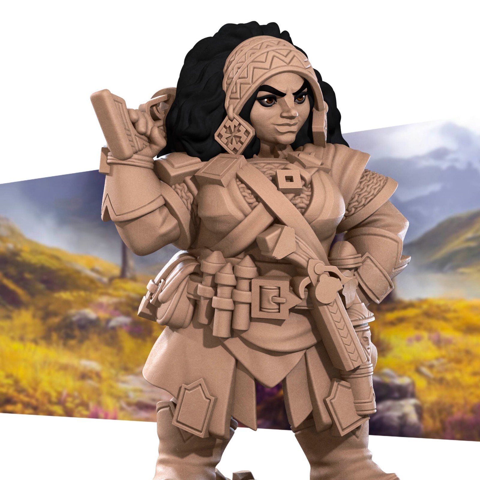 Dwarf Huntress - Rifle Gunslinger - Bite the Bullet - Dungeons and Dragons