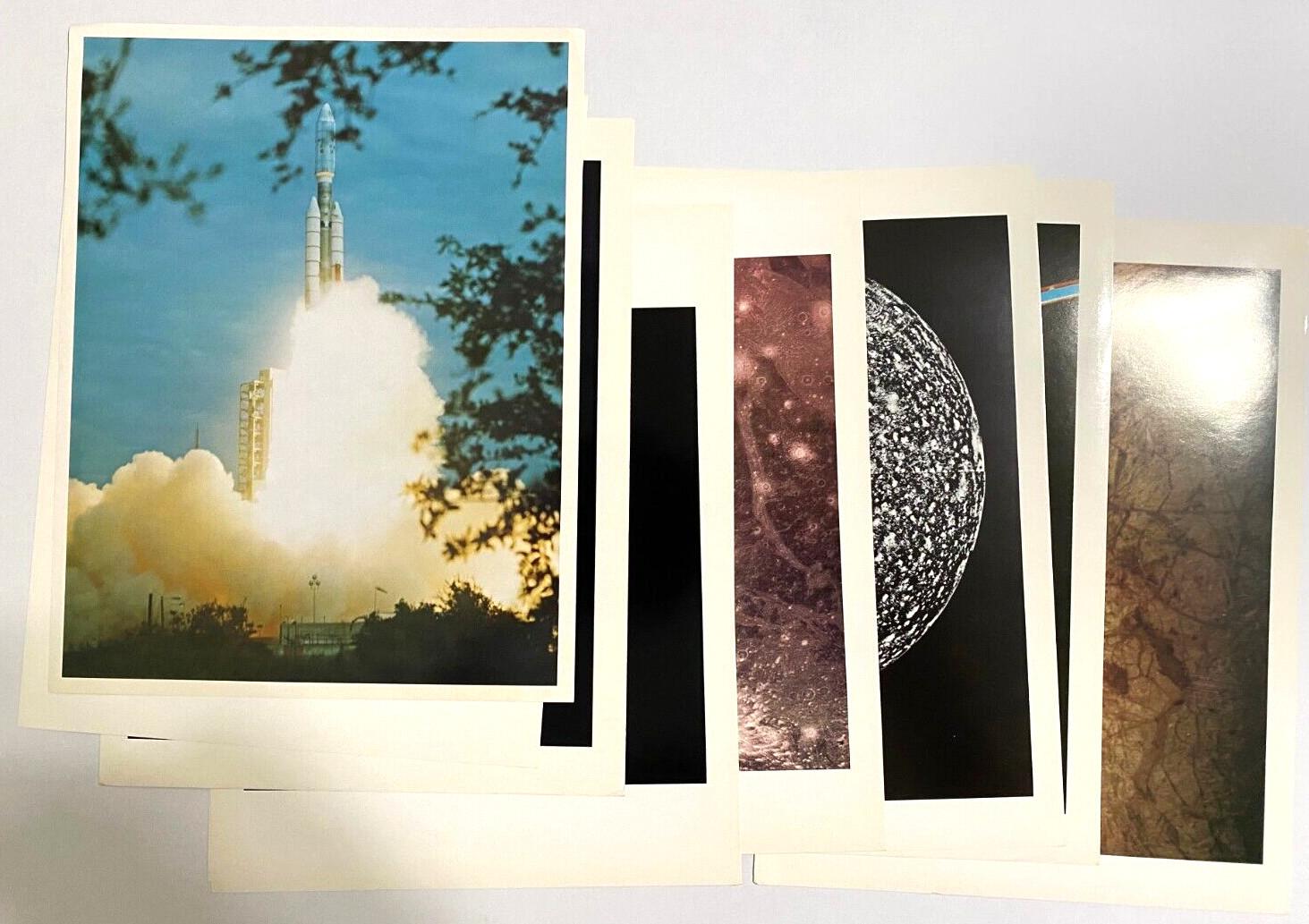 Voyager 2 JPL NASA Lithographs (Lot of 9) Vintage Original