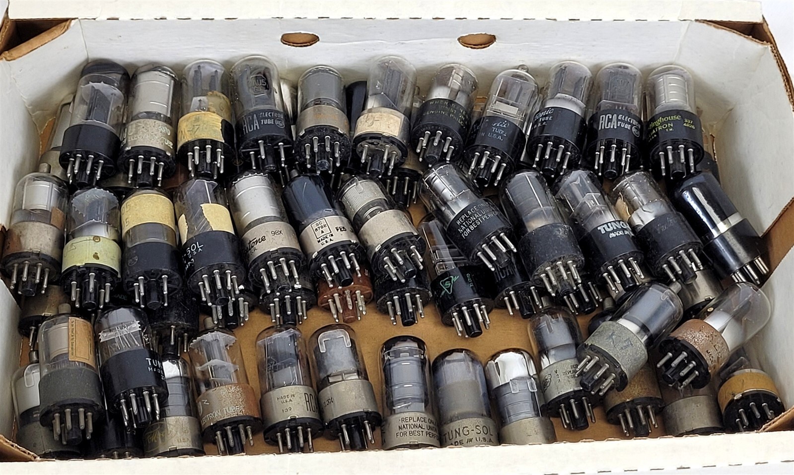 70 RCA Zenith Sylvania Radio & Audio Tubes Loctals Only ~ T660