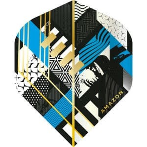 Amazon Abstract No2 Black Dart Flights