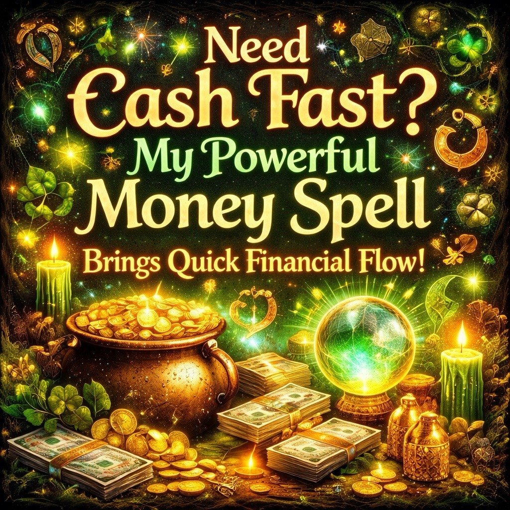 💸 Need Cash Fast? My Powerful Money Spell Brings Quick Financial Flow!