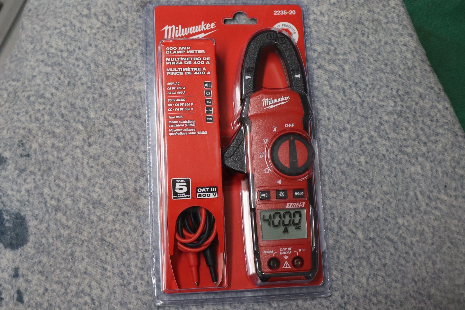Milwaukee 400 Amp Clamp Meter-2235-20