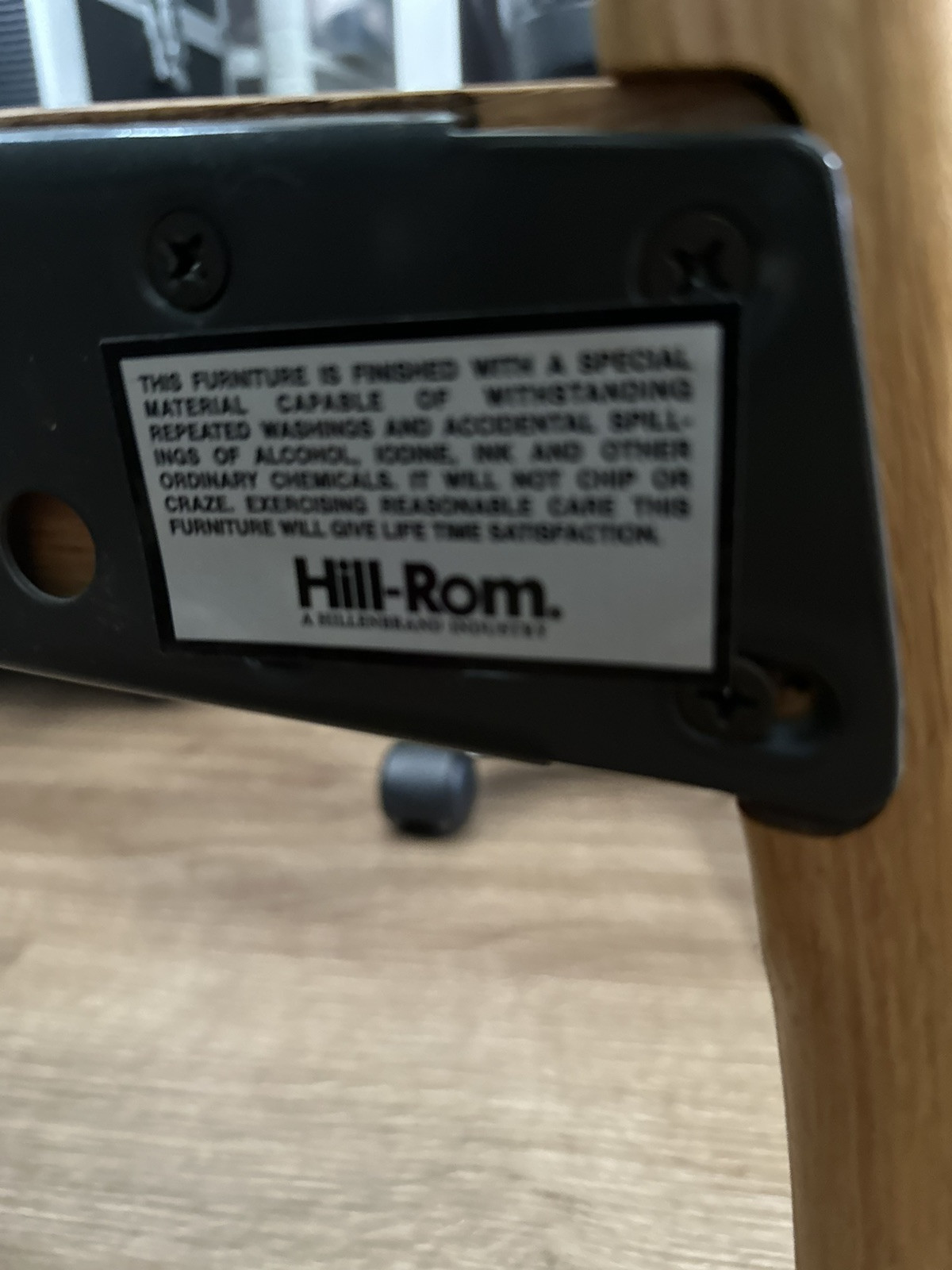 Vintage Hill Rom By Boltaflex Patient Chair With Removable Seat Coushion
