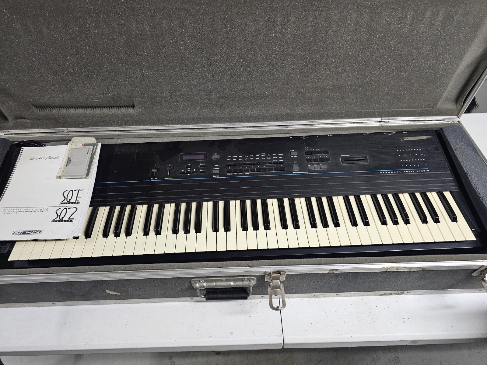 Ensoniq SQ2 Synth Workstation Bundle - w/ Hard Case, Manual, Memory Card