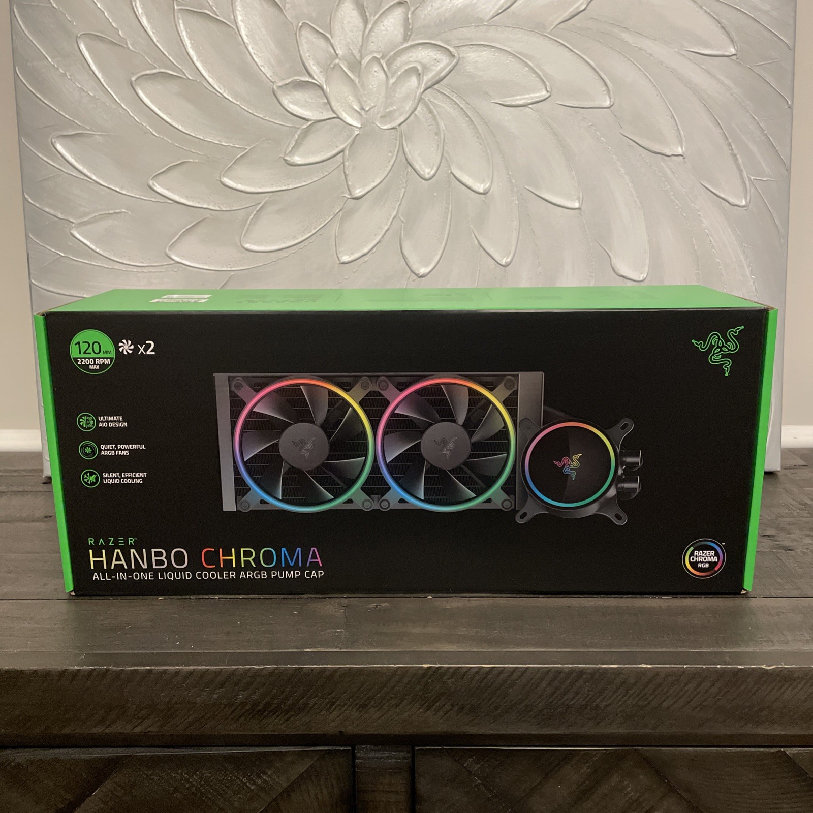 Razer Hanbo Chroma RGB All-In-One Liquid Cooler 240MM~ RC21-01770100-R3M1 NIOB