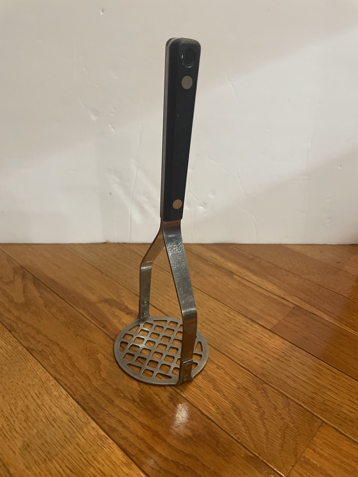 Vintage Ekco Stainless Potato Smasher  Riveted Handle