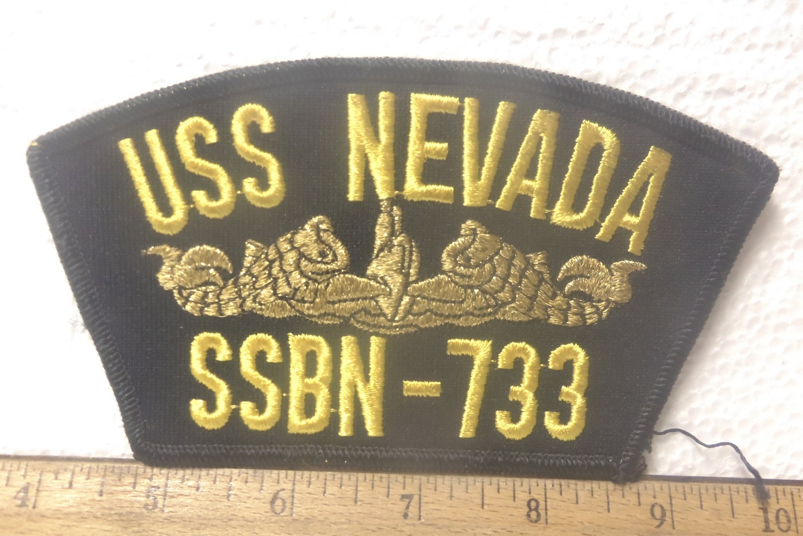 US Navy - USS Nevada – SSBN-733 Embroidered Patch