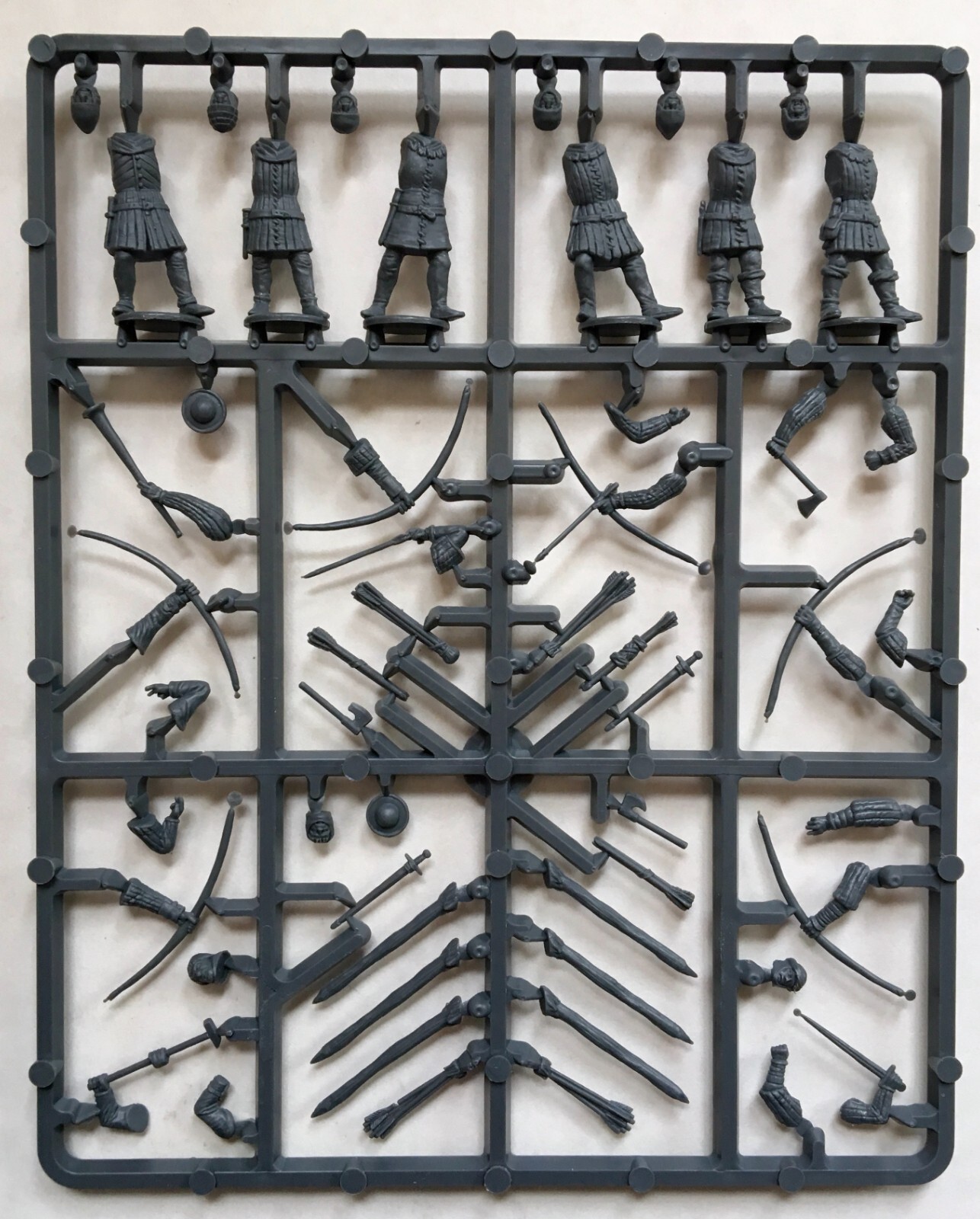 Perry Agincourt English Army 1415 - 1429 Archers • 1 Sprue • 6 Minis • AO 40