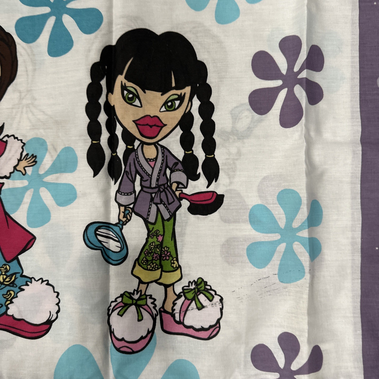 1 Vintage BRATZ Dolls Reversible Pillow Case {Fabric}