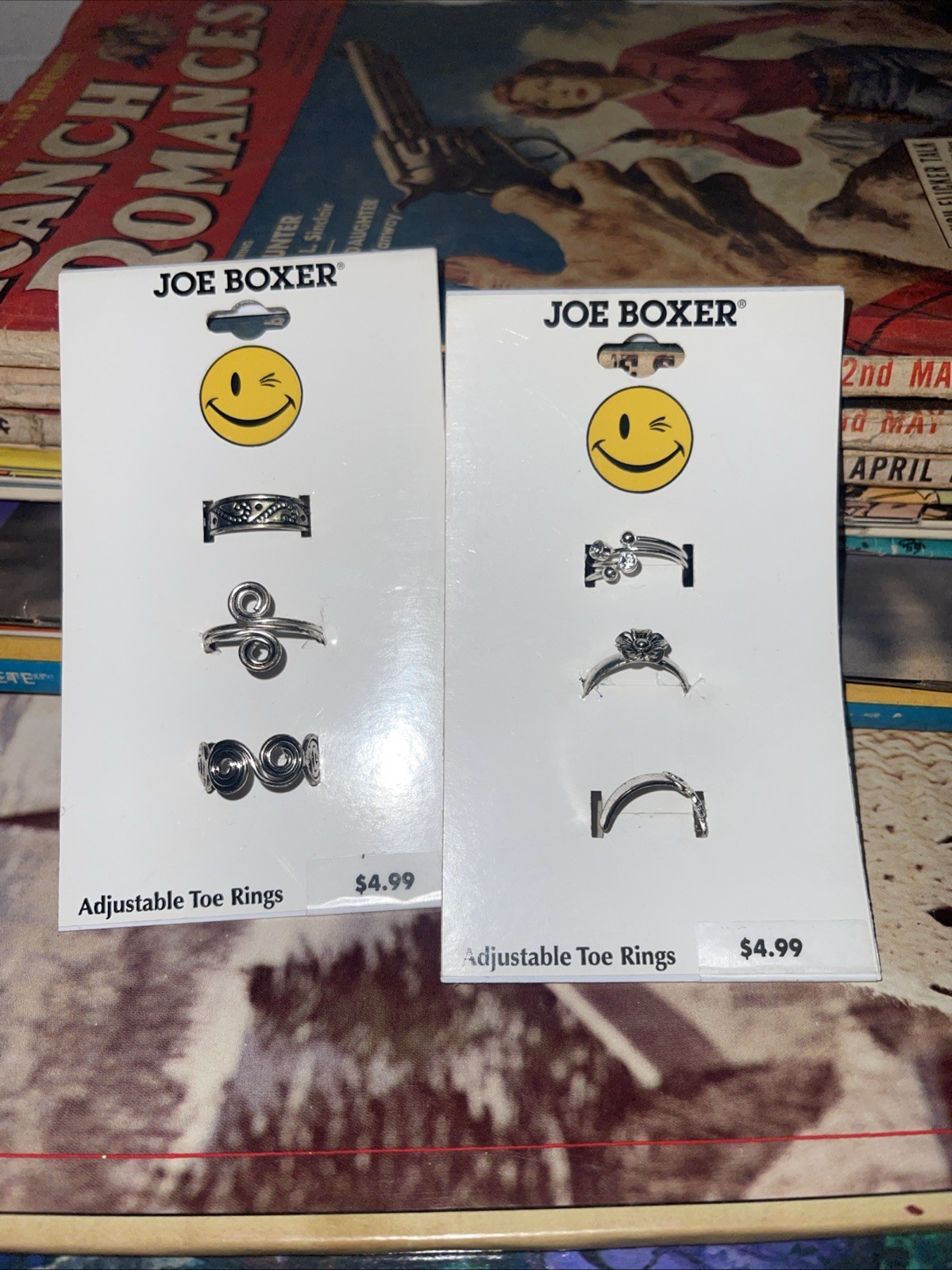 Joe Boxer Adjustable Toe Ring Set Of 6 Nostalgic Kmart