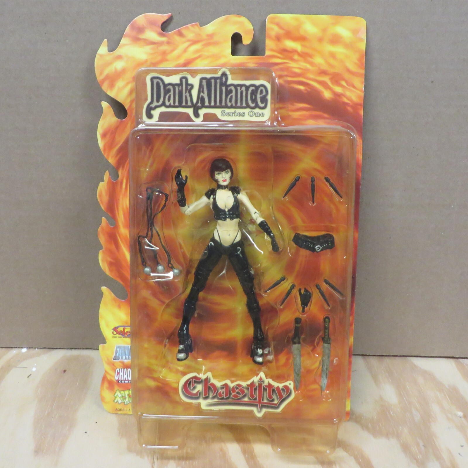CHASTITY Dark Alliance Series One 7" Tall Action Figure Eternal Toys 2001