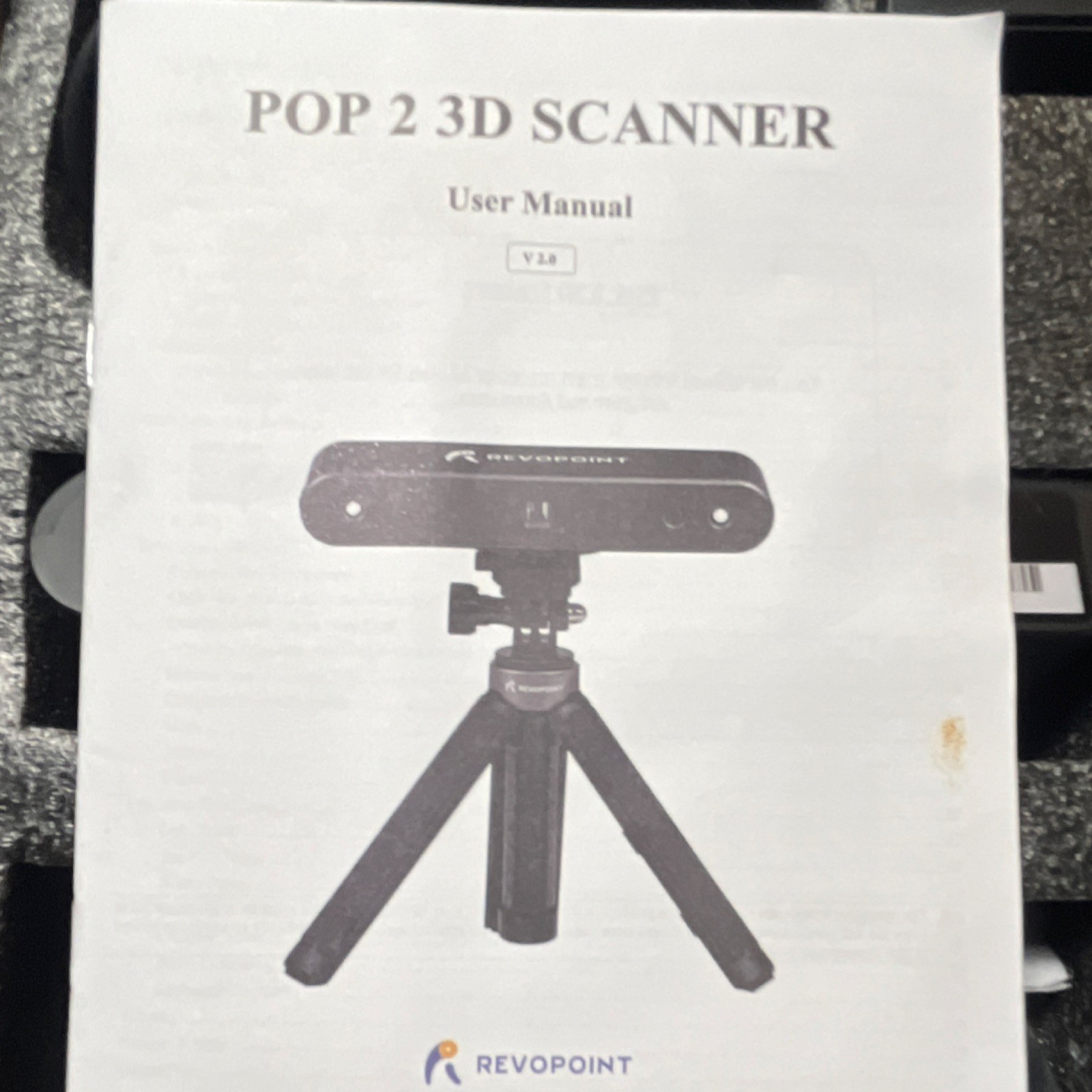Revopoint POP 2 Handheld 3D Scanner Complete Kit A2234455206F00A54
