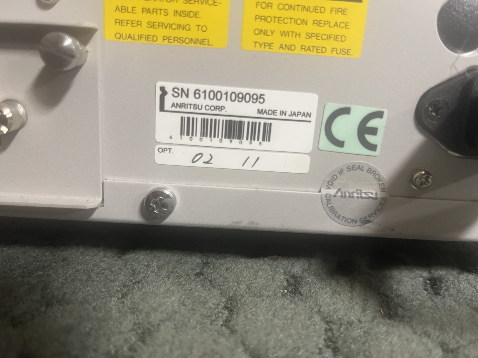 Anritsu MP1570A Some SDH PDH ATM Analyzer