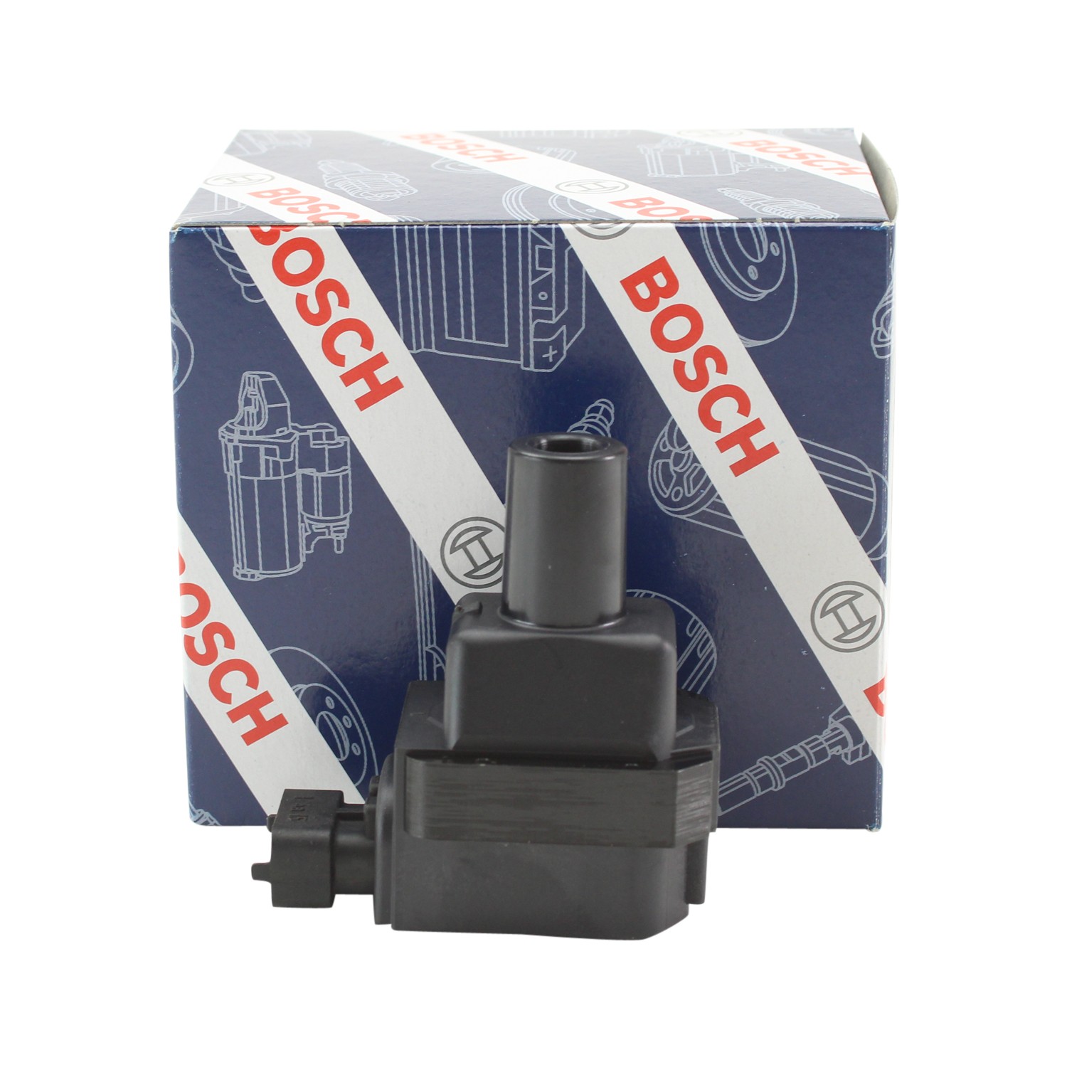 For Mercedes R129 W140 W210 OEM BOSCH Ignition Coil w/o Spark Plug Connector NEW