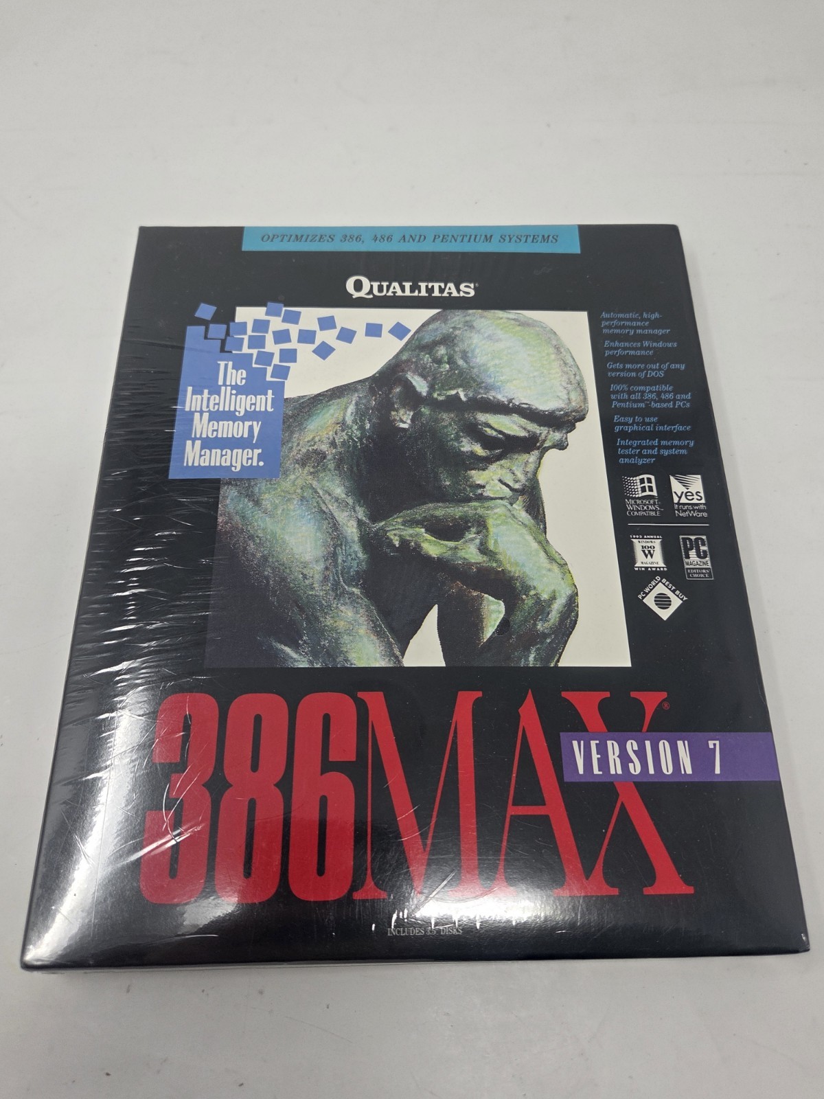 Qualitas 386Max Ver 7 Memory Management Software 386-486 New/Sealed