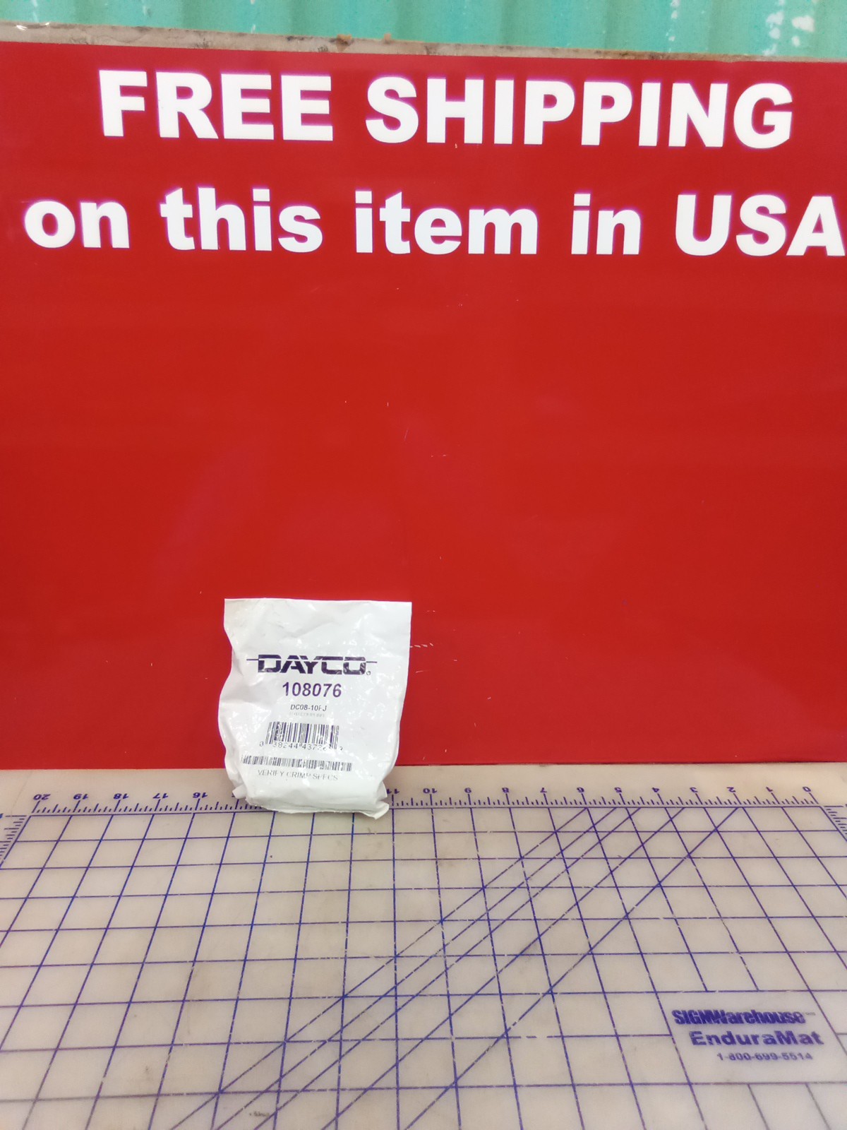 Dayco Hydraulic Coupling 108076, New Old Stock, Free Shipping