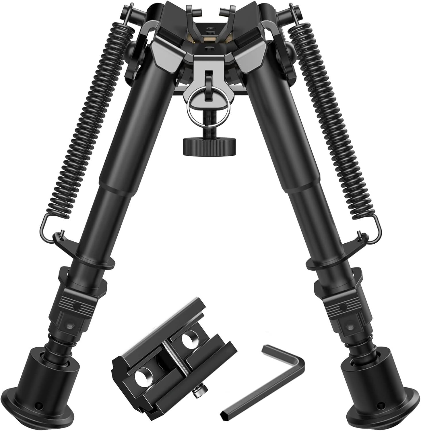Bipode Para Rifle De Caza - Rifl Tactico Super Resistente Ajustable De 6 A Nuevo