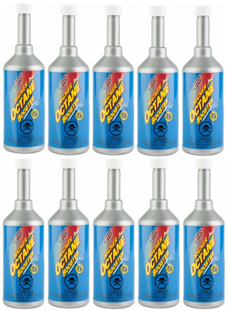 1 Case of 10 Bottles Klotz  KL-602 Octane Booster 10- (16oz.) Cans